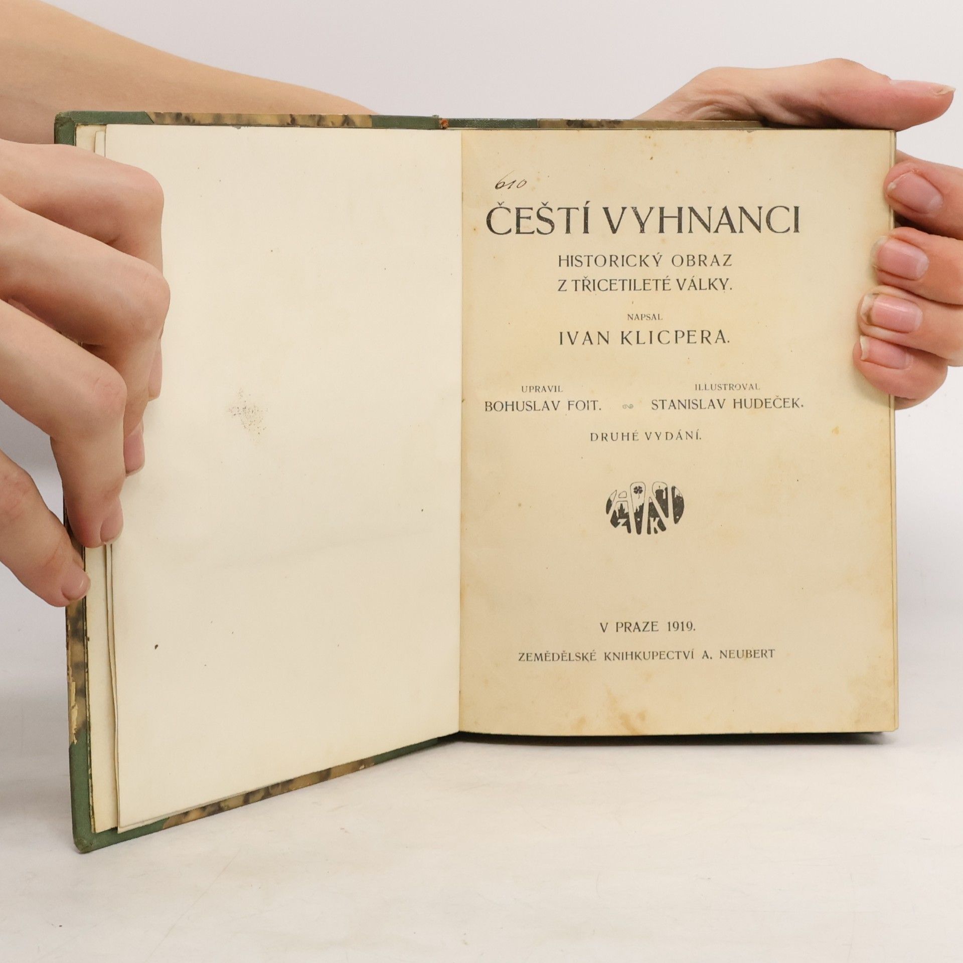 Ivan Klicpera Čeští vyhnanci. Historický obraz z třicetileté války
