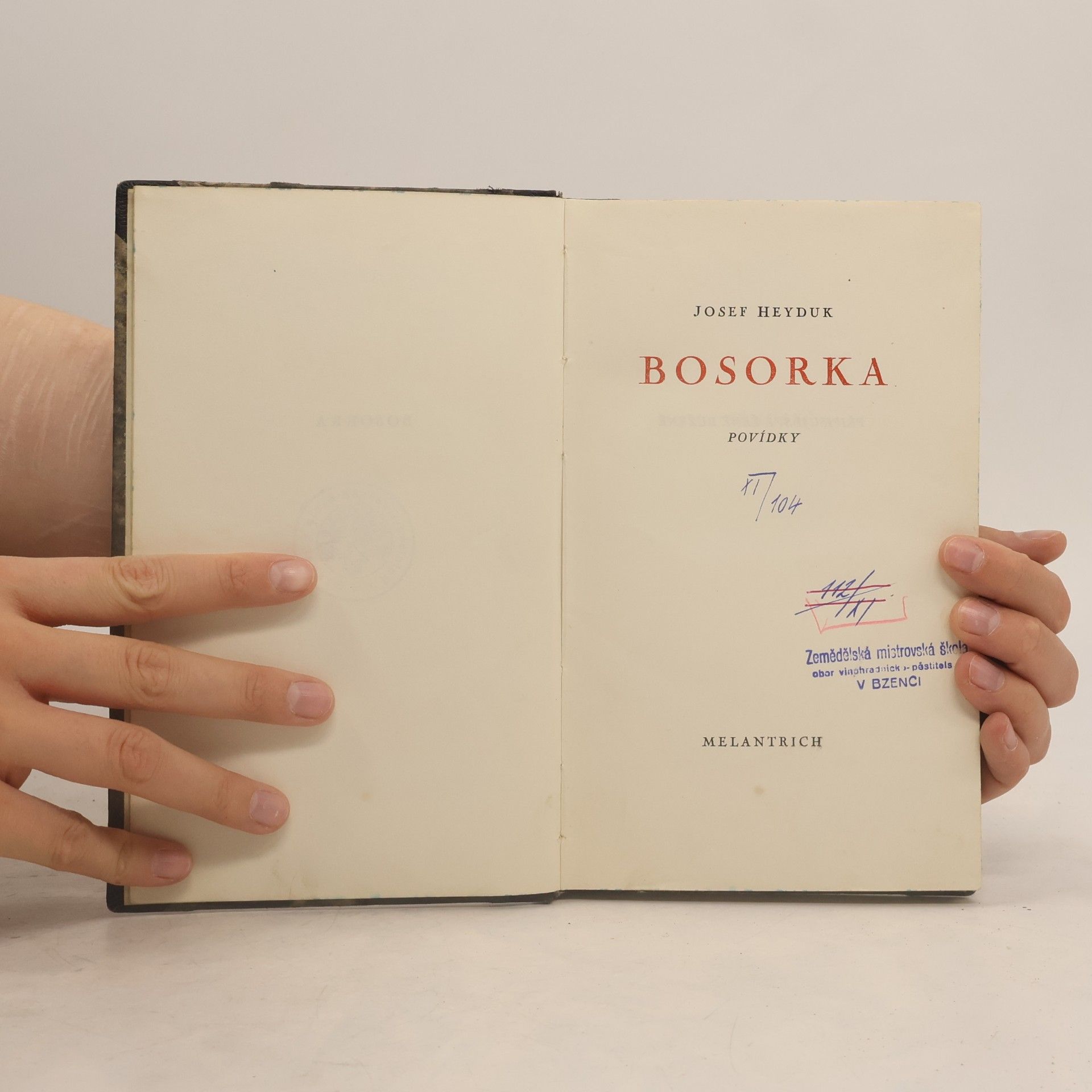 Josef Heyduk Bosorka : povídky