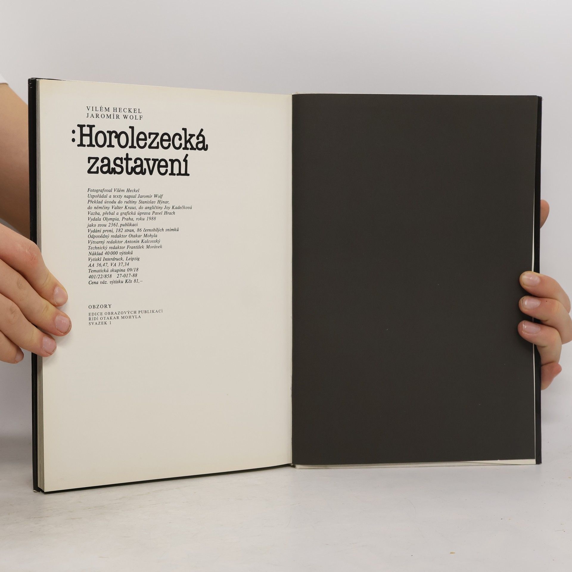 Vilém Heckel Horolezecká zastavení