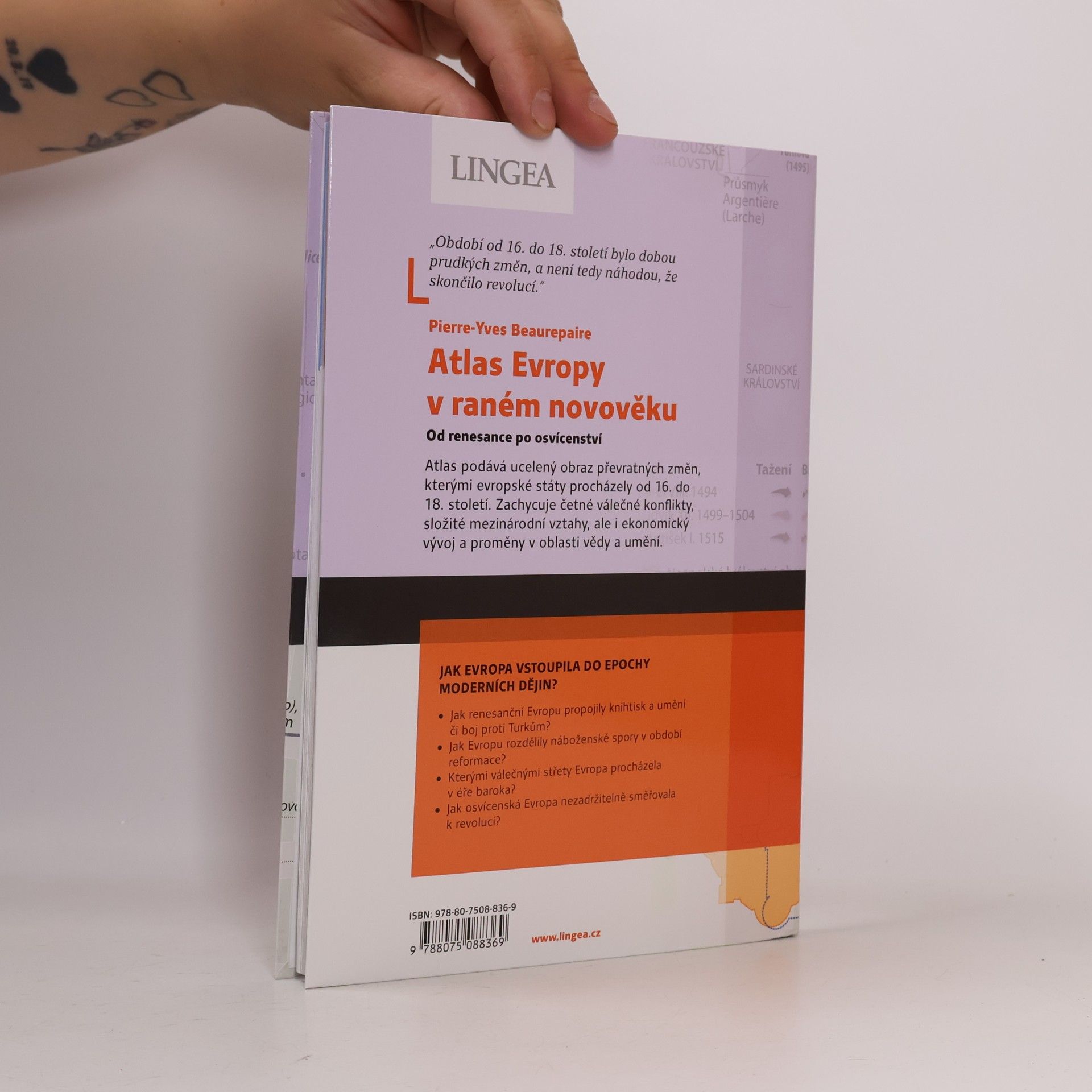 Pierre-Yves Beaurepaire Atlas Evropy v raném novověku