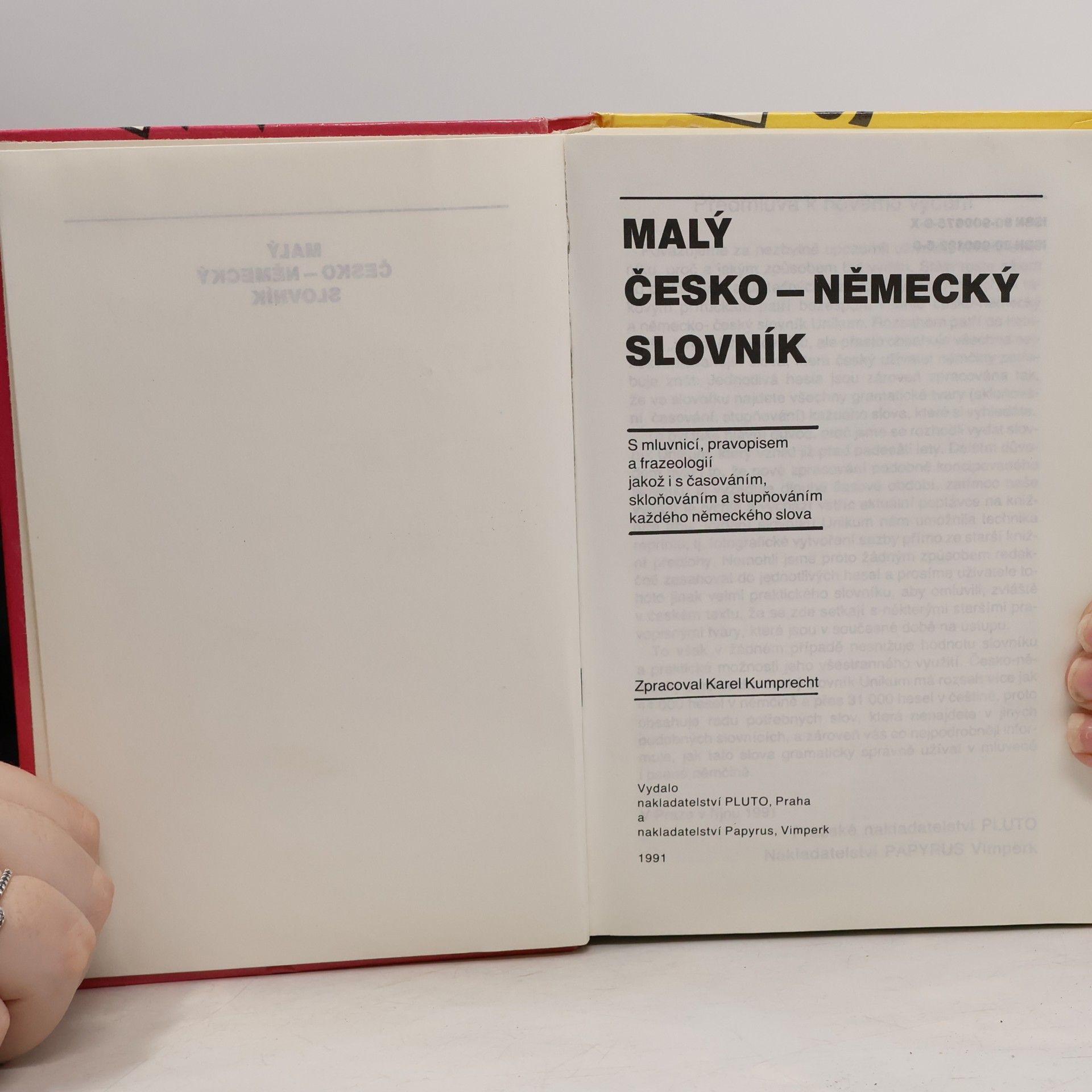 Karel Kumprecht Malý česko-německý slovník