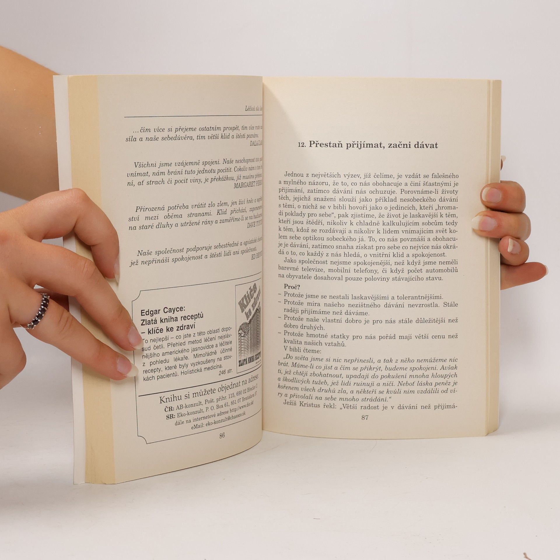 Edgar Cayce Léčivá síla lásky