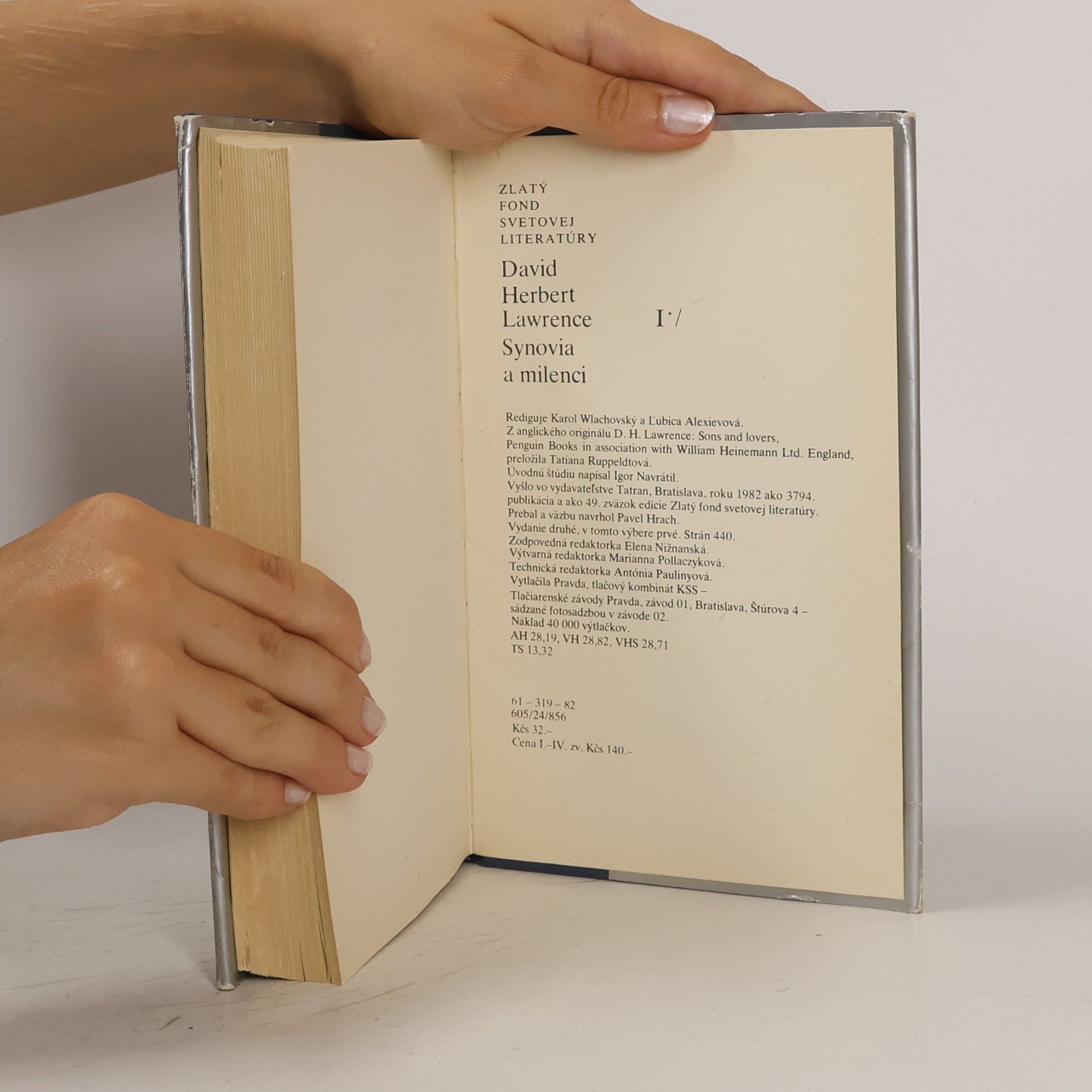 David Herbert Lawrence Synovia a milenci