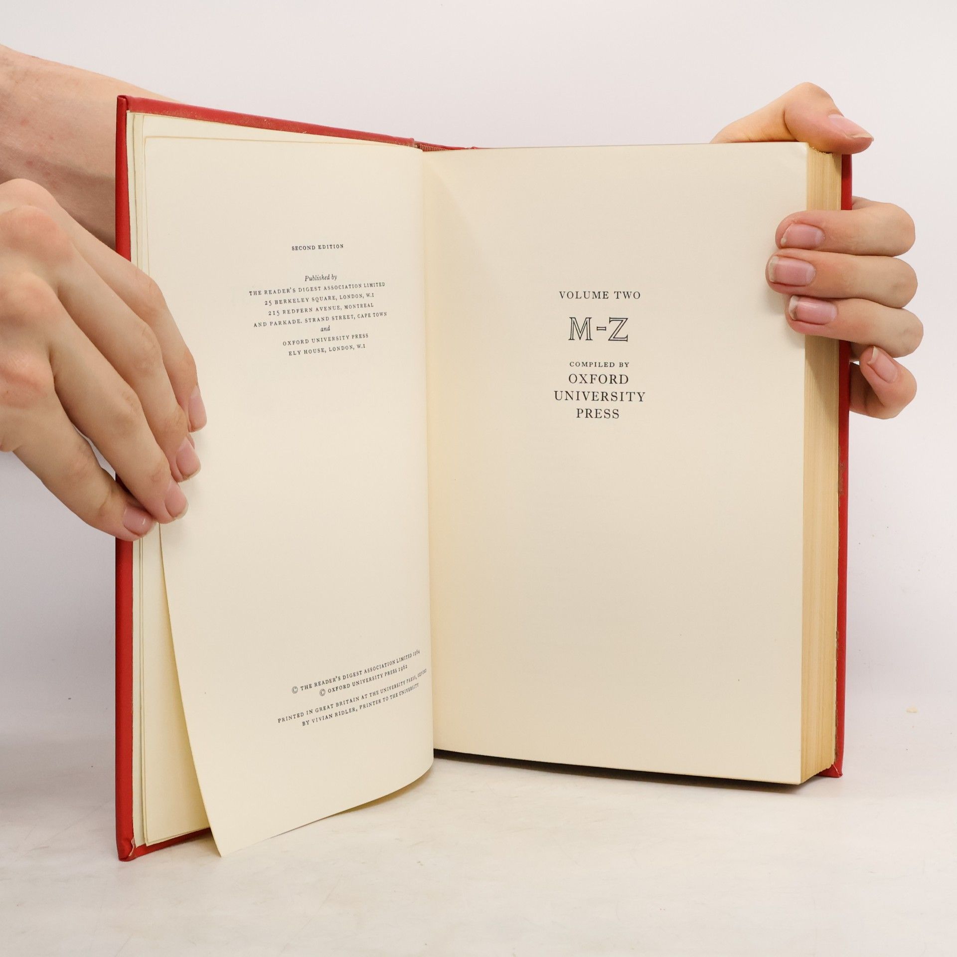 Collectif d'auteurs The Reader´s Digest Great Encyklopaedic Dictionary 2. M-Z