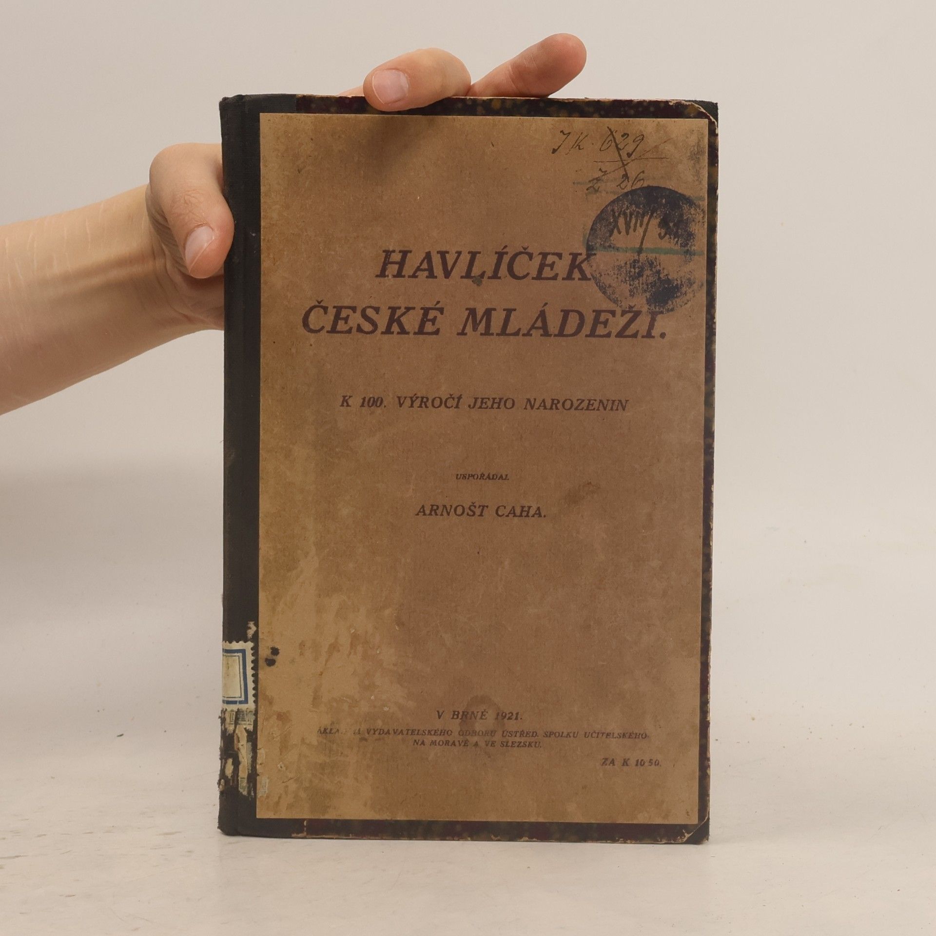 Arnošt Caha Havlíček české mládeži