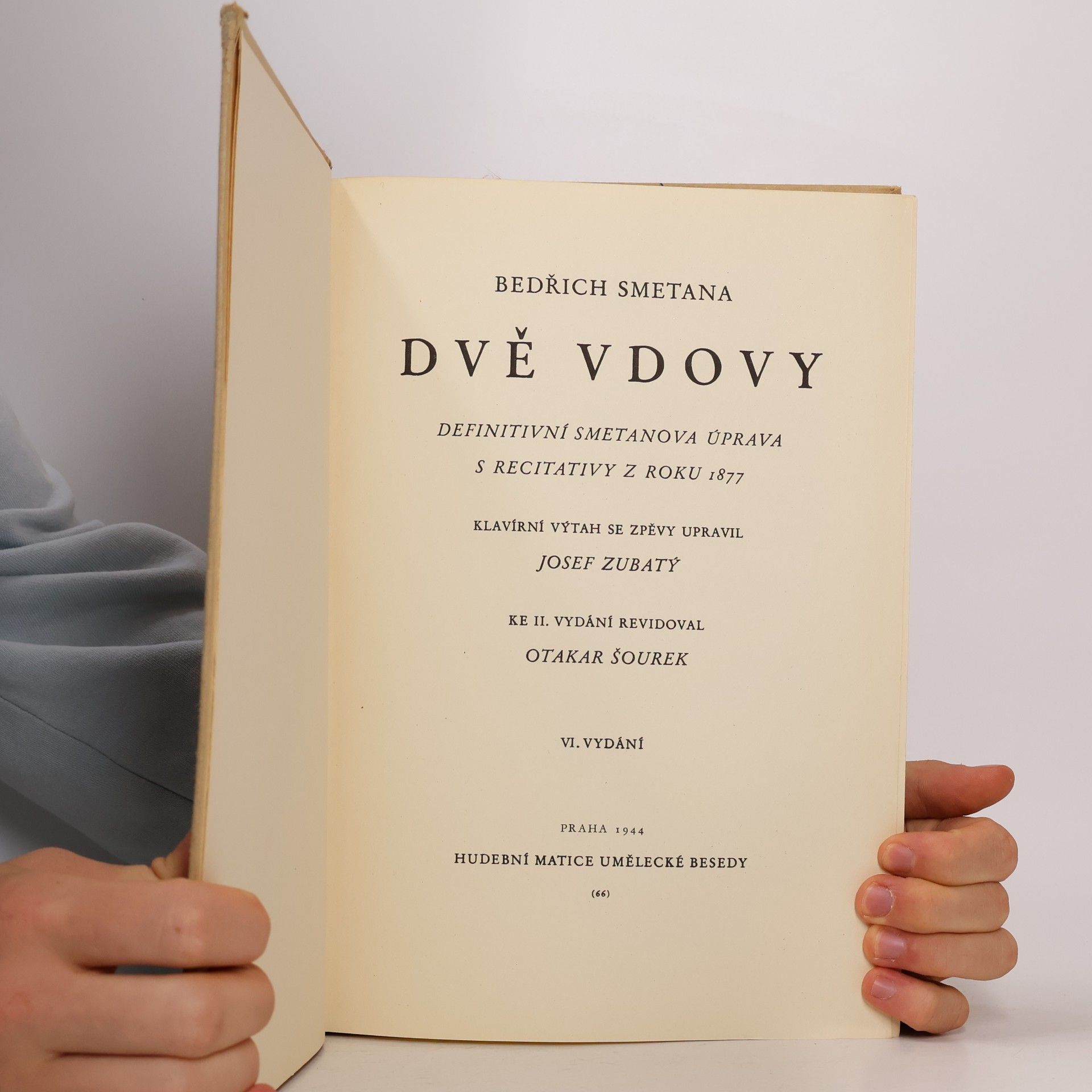 Bedřich Smetana Dvě vdovy