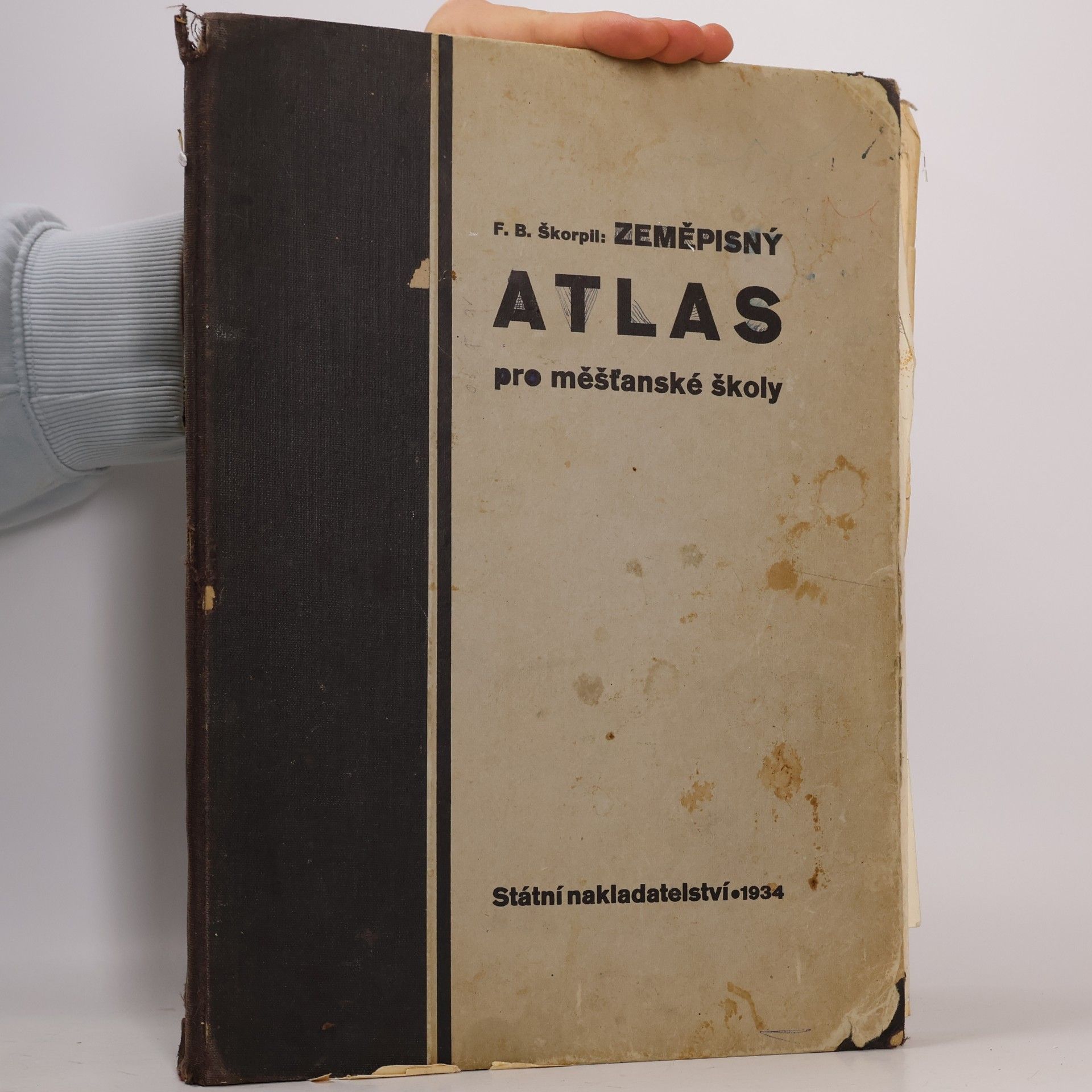 František Bohumil Škorpil Zeměpisný atlas pro měšťanské školy