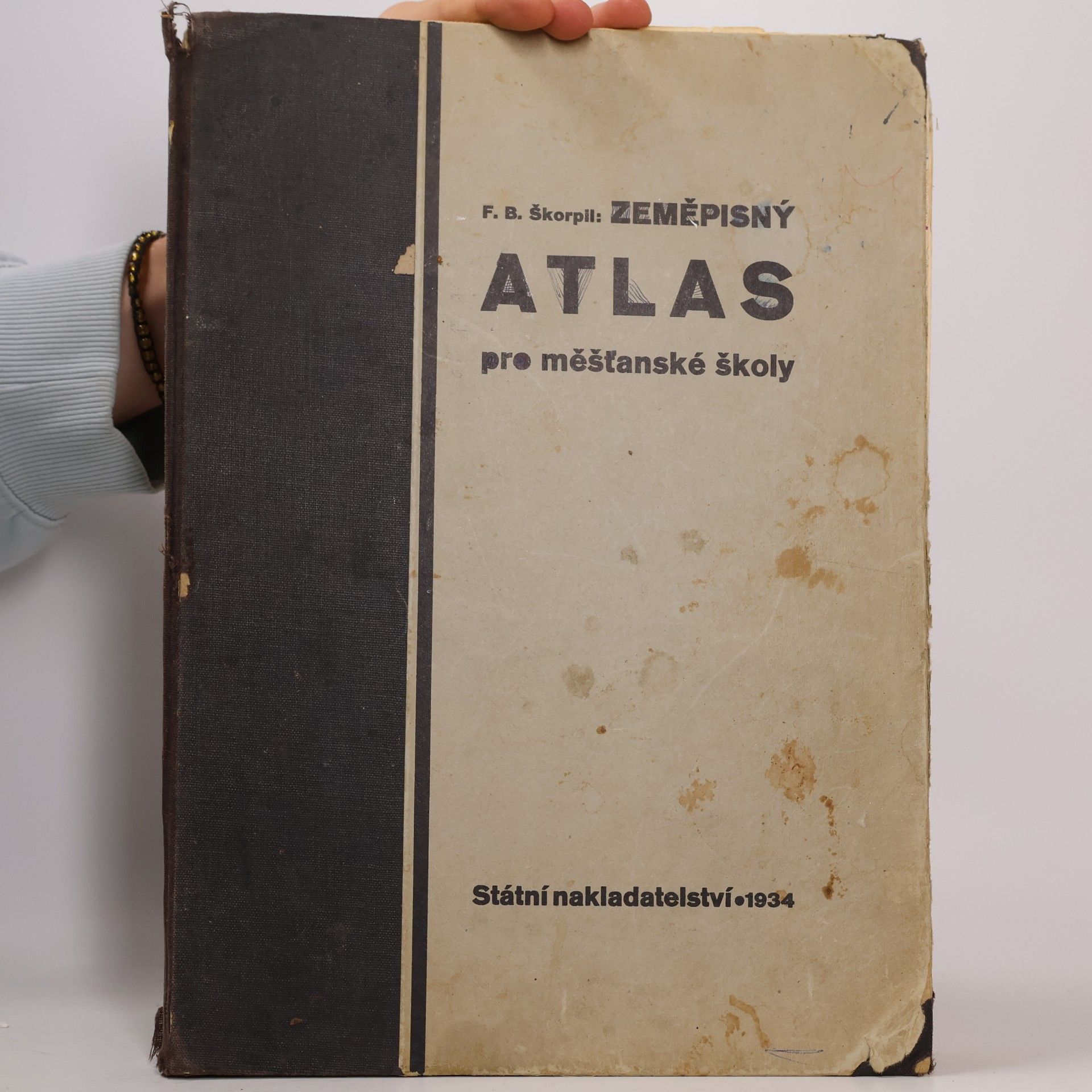 František Bohumil Škorpil Zeměpisný atlas pro měšťanské školy