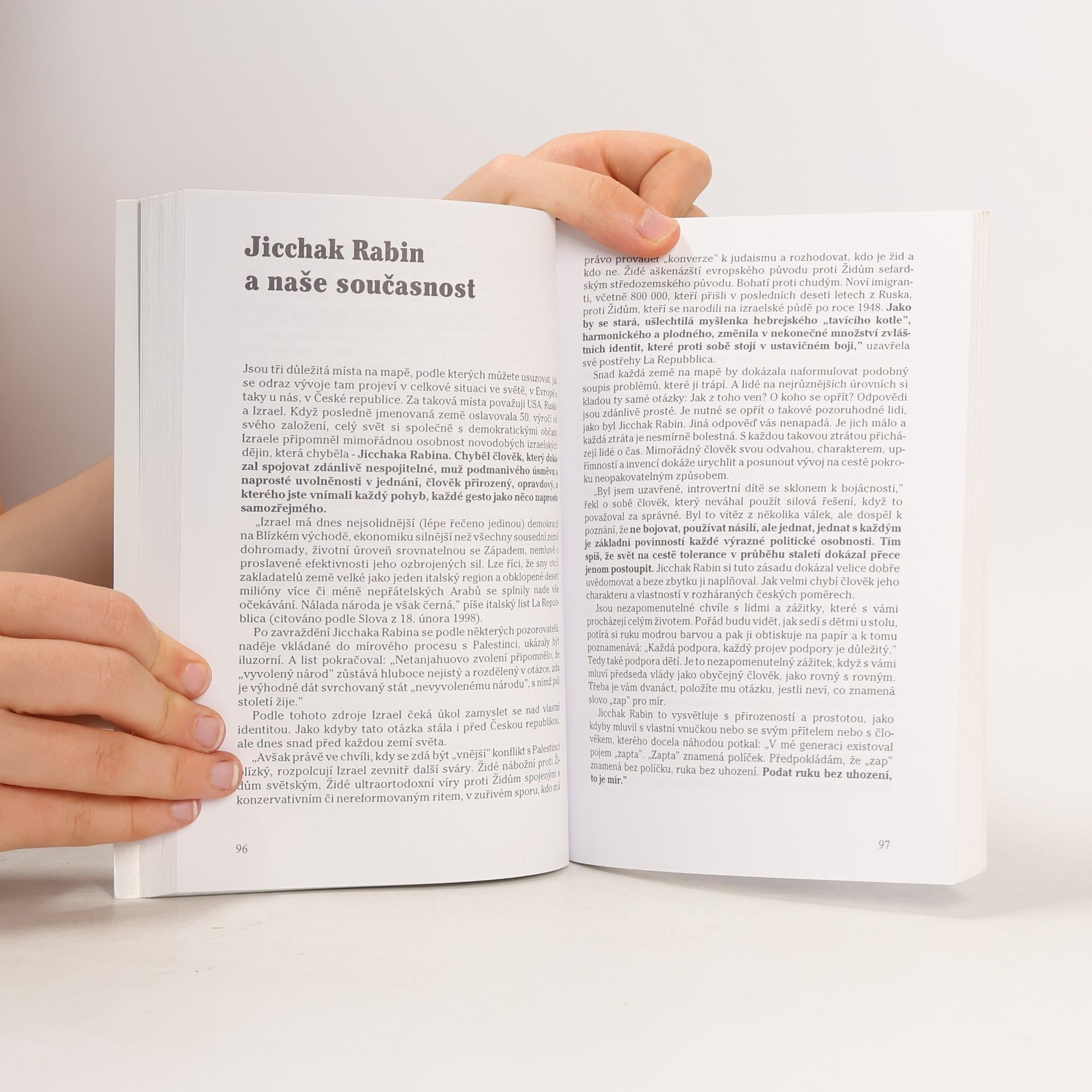 Autores varios Jicchak Rabin a naše současnost. Yitzhak Rabin in Our Times