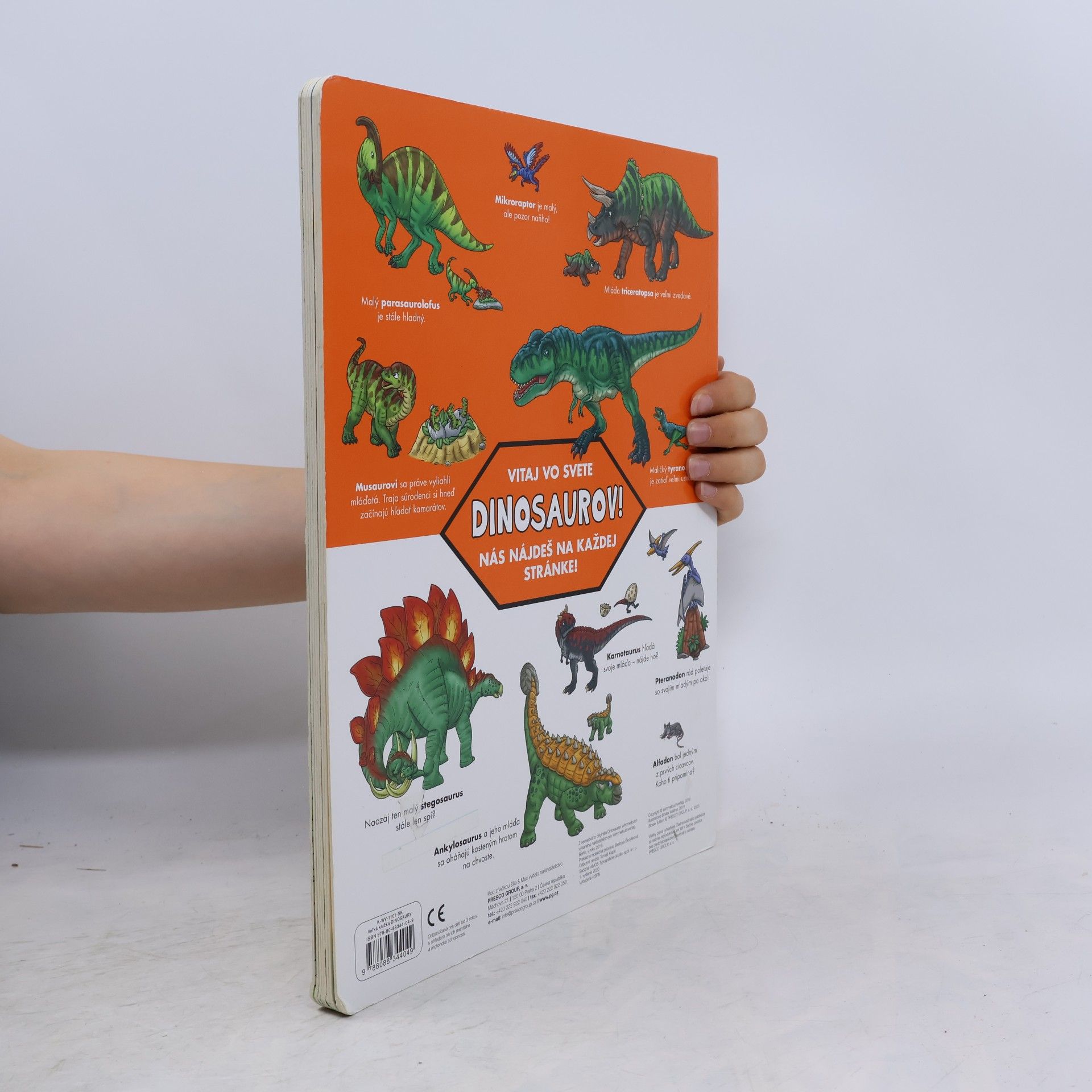 Max Walther Veľká knižka DINOSAURY pre malých rozprávačov