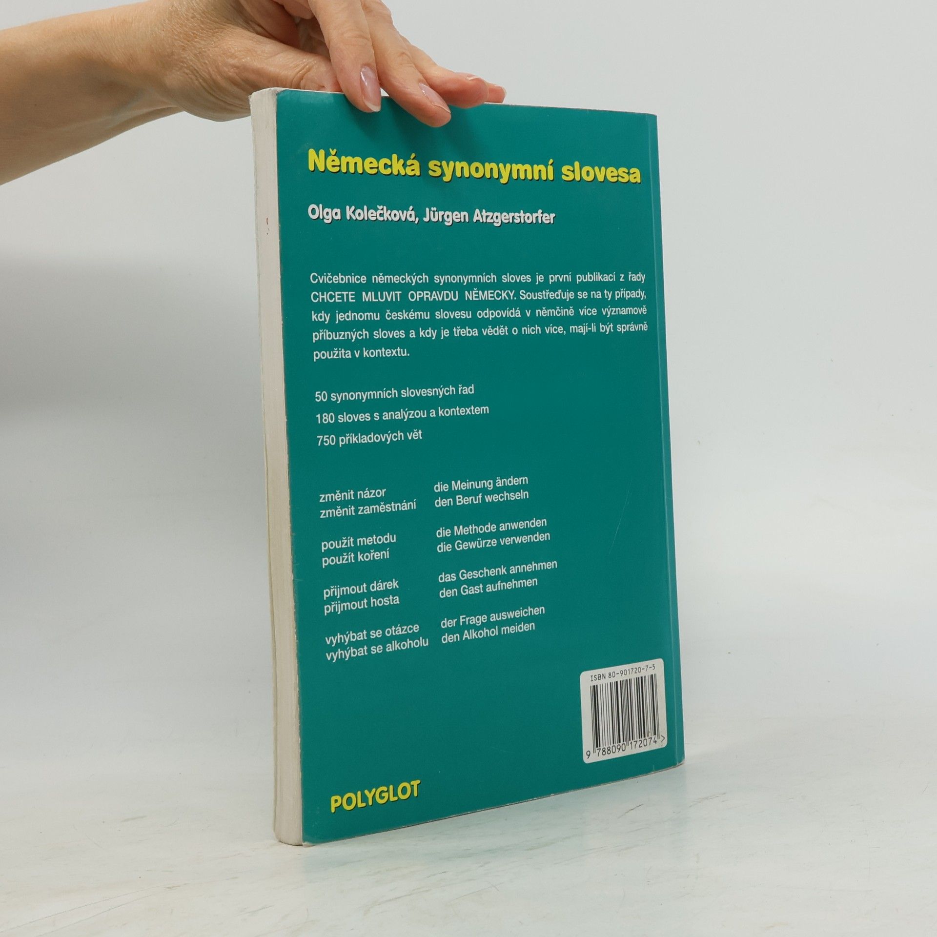 Olga Kolečková Německá synonymní slovesa: Výklad, cvičení, řešení