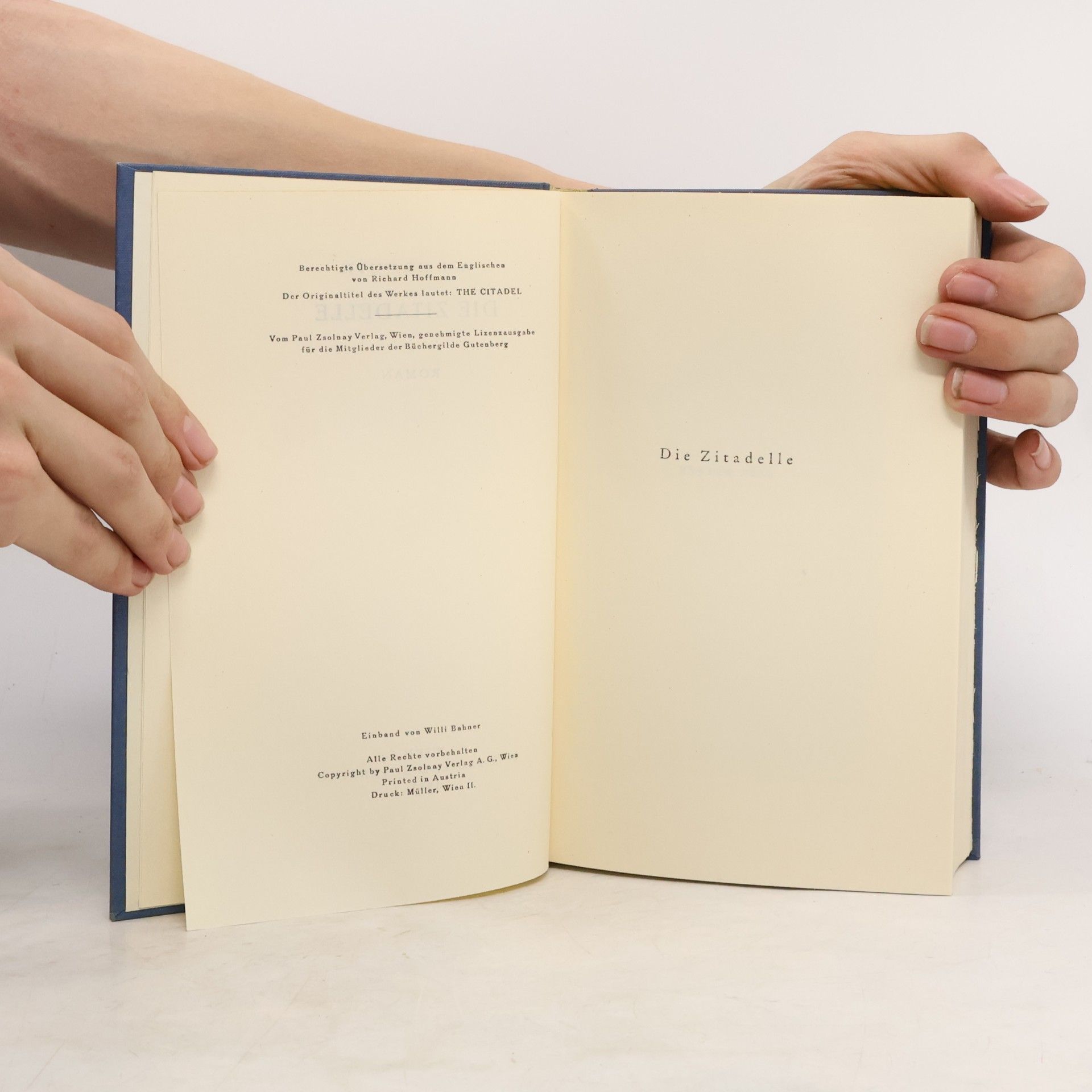 A. J. Cronin Die Zitadelle