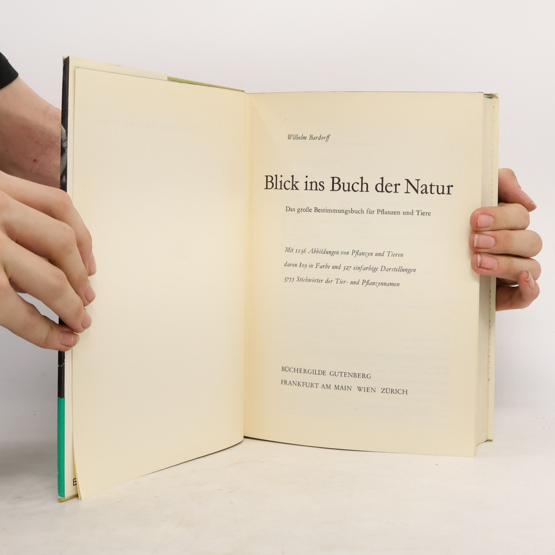 Wilhelm Bardorff Blick ins Buch der Natur
