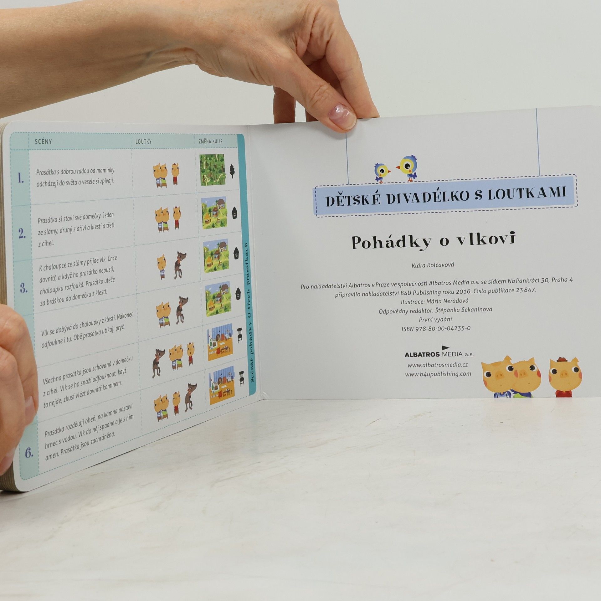 Klára Kolčavová Pohádky o vlkovi: Dětské divadélko (bez loutek)
