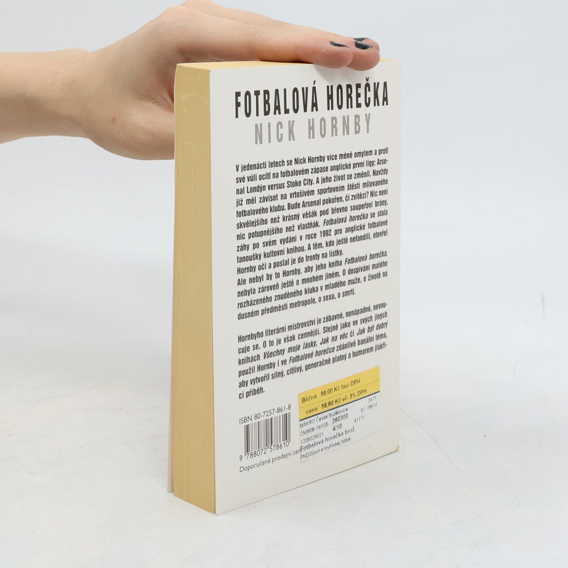 Nick Hornby Fotbalová horečka
