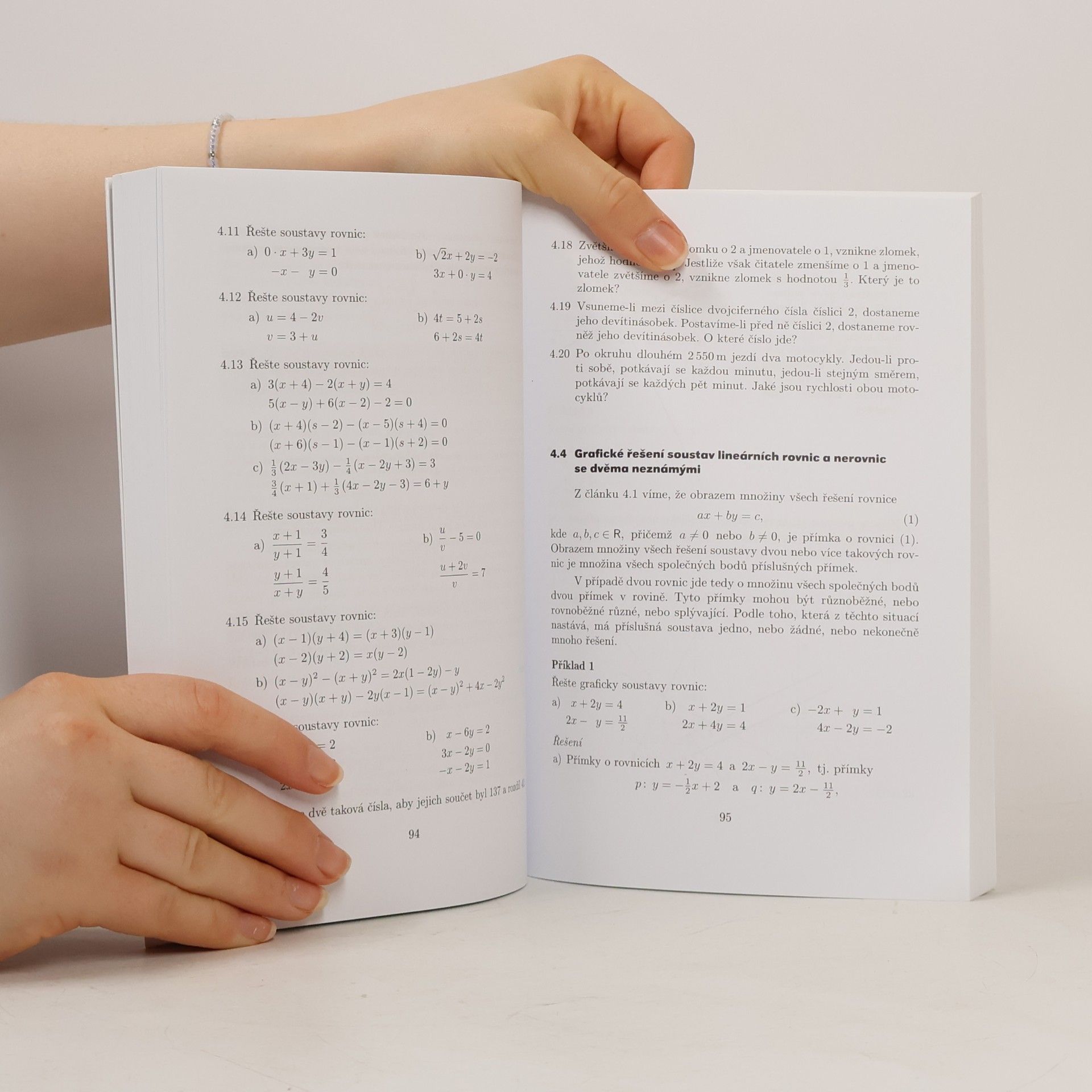 Leo Boček Matematika pro gymnázia. Rovnice a nerovnice