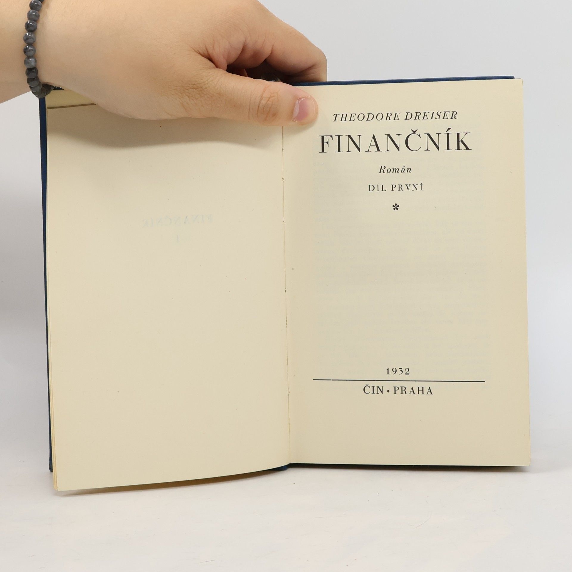 Theodore Dreiser Finančník I