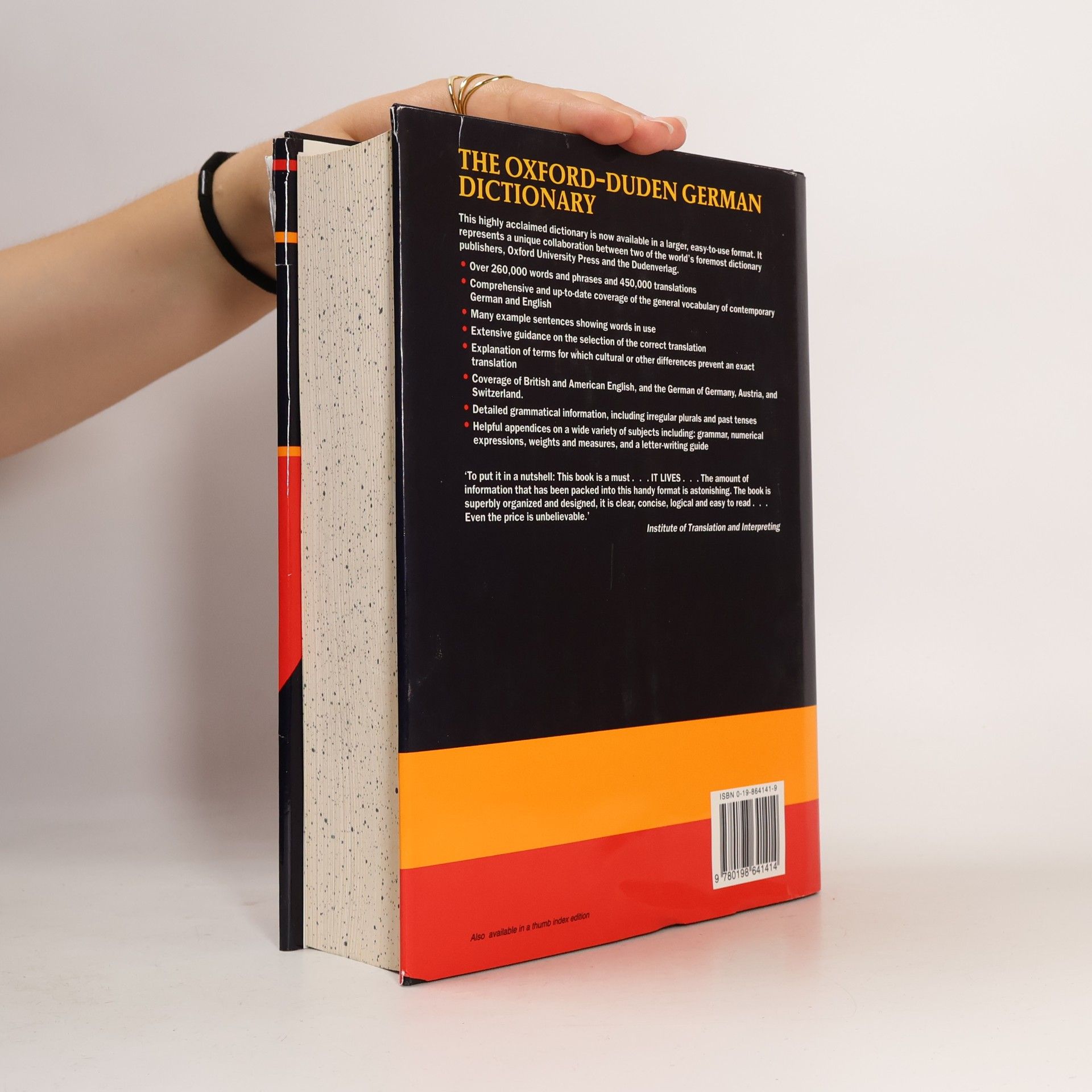 Werner Scholze Stubenrecht The Oxford Duden German Dictionary