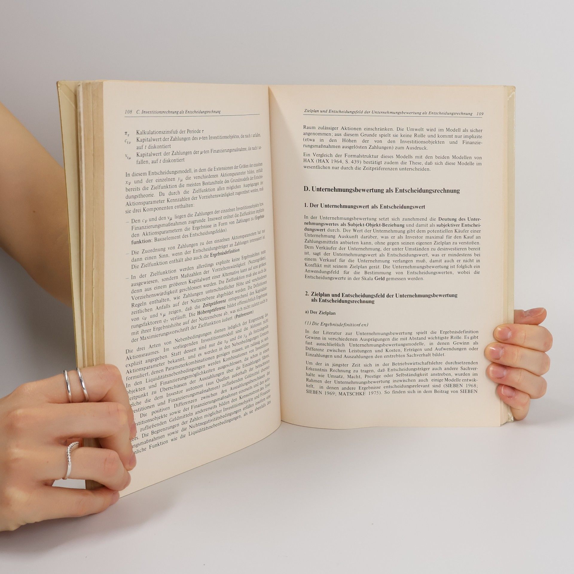 Günter Sieben Wisu-Texte: Betriebswirtschaftliche Entscheidungstheorie