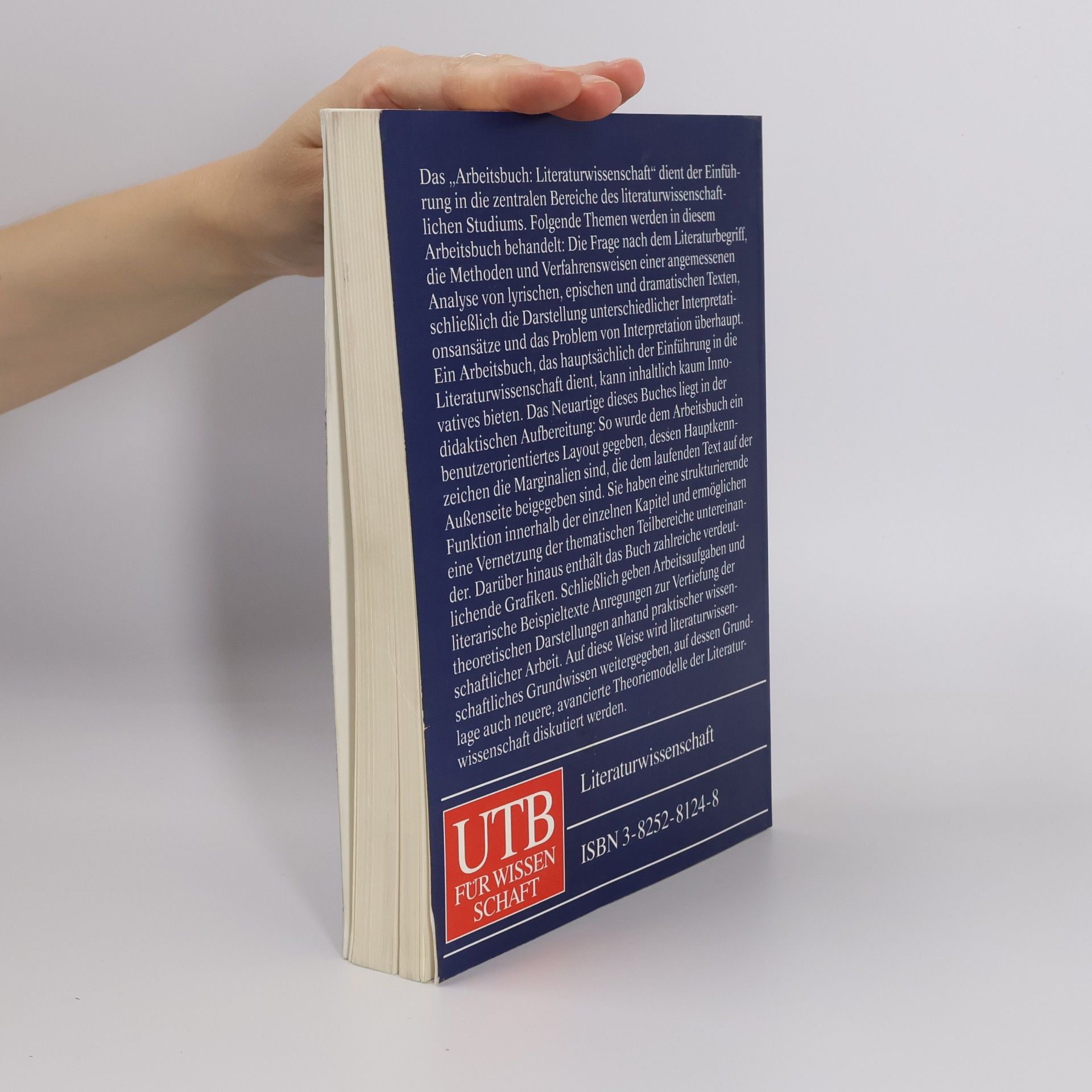 Michael Basman Arbeitsbuch Literaturwissenschaft