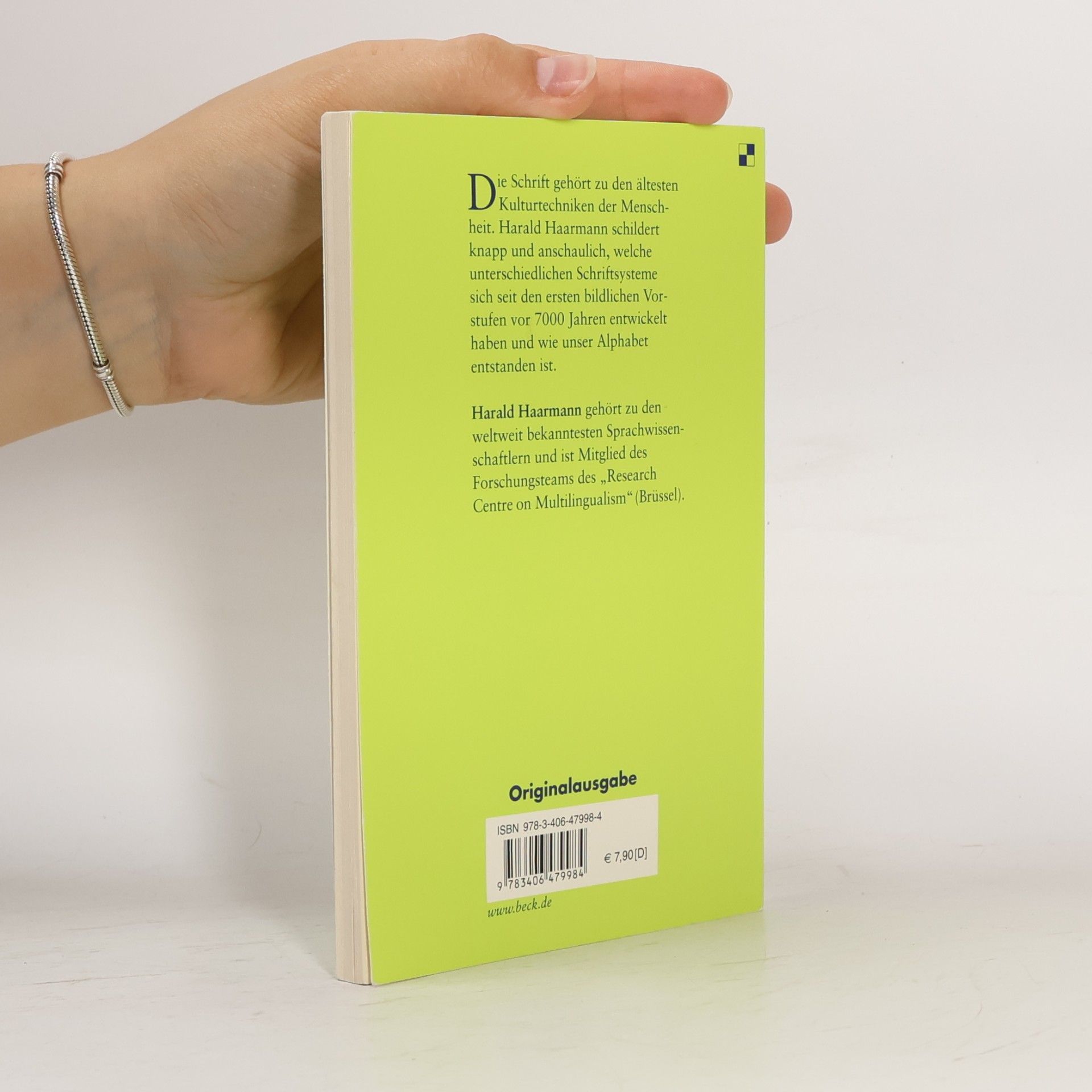Harald Haarmann Geschichte der Schrift