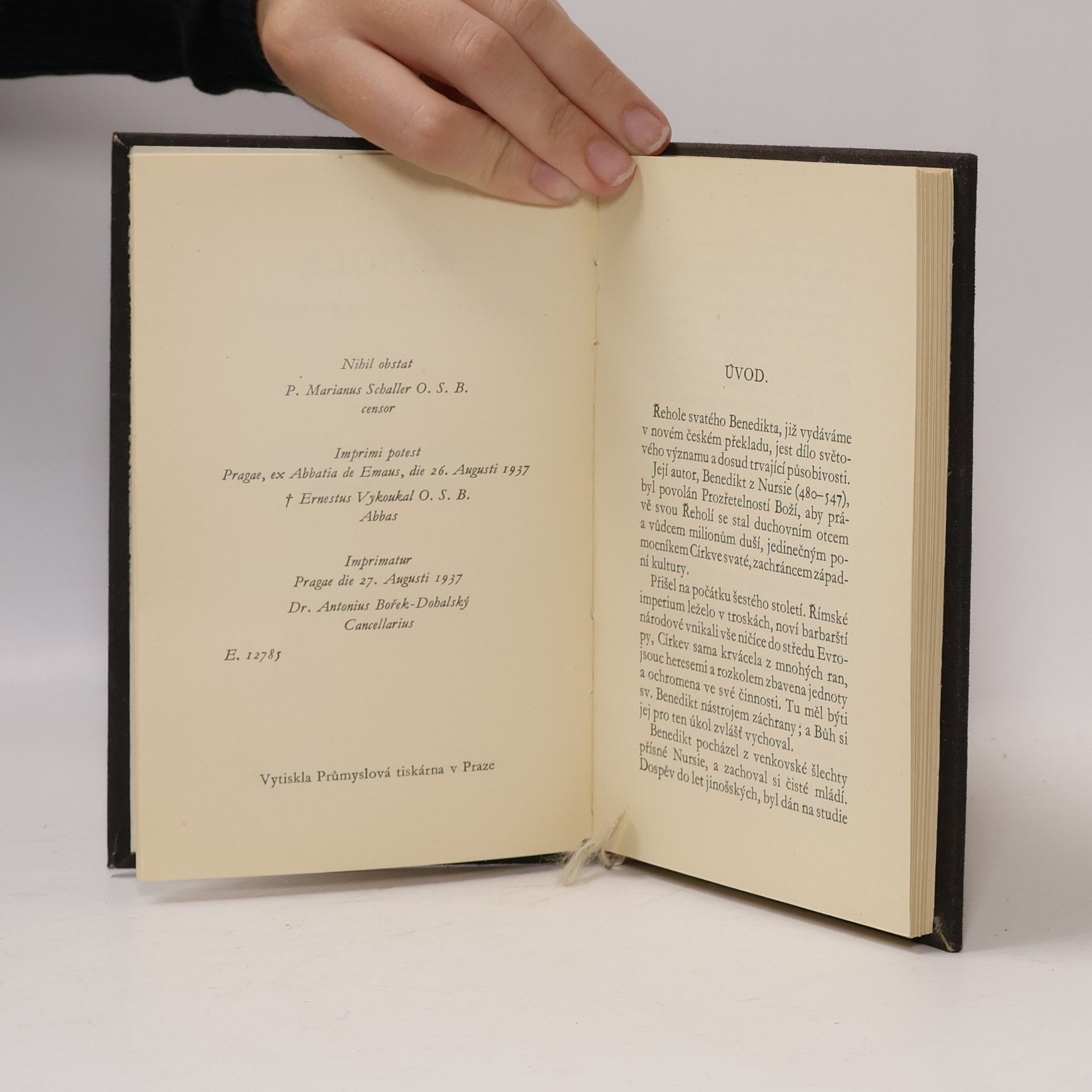 Various authors Řehole svatého otce Benedikta