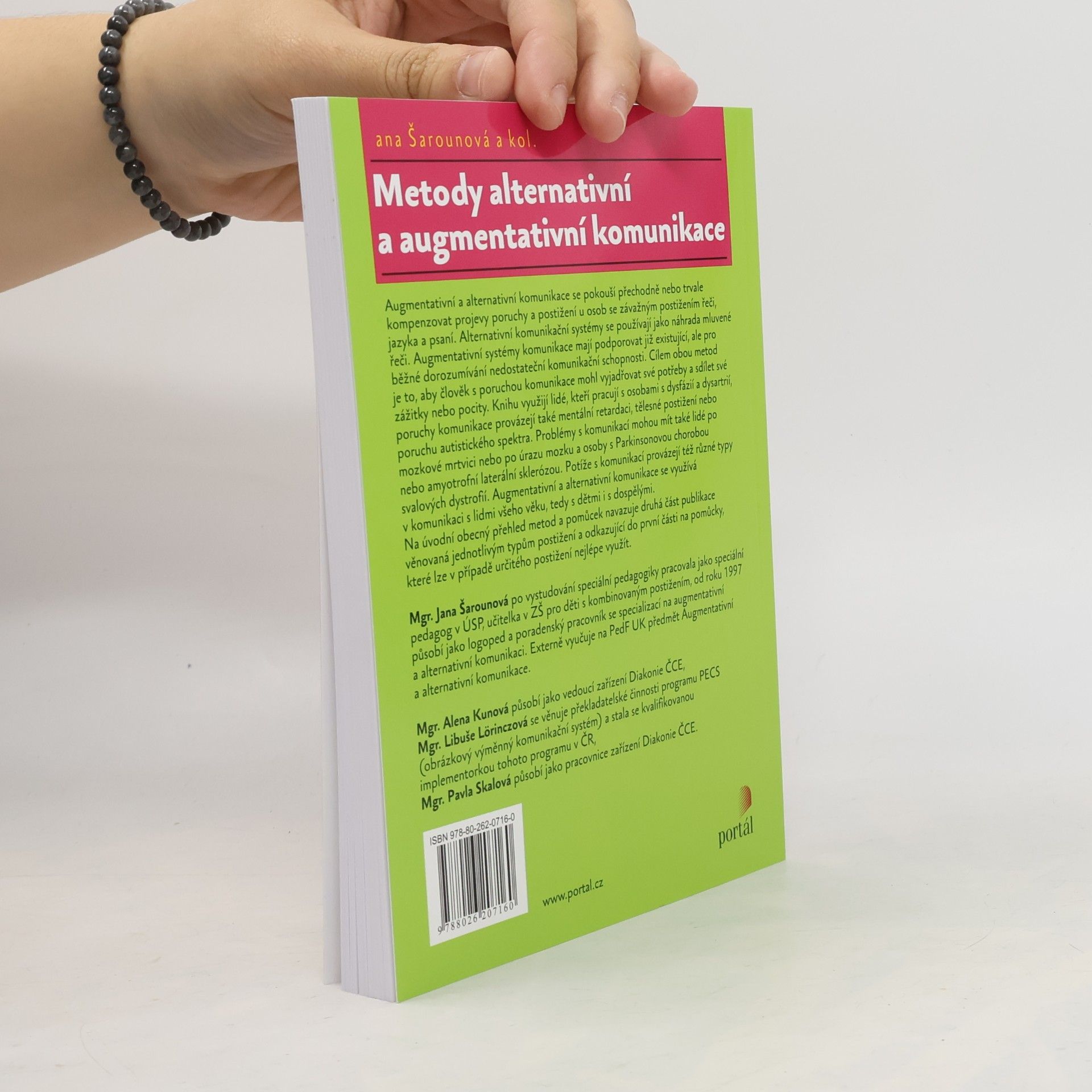 Jana Šarounová Metody alternativní a augmentativní komunikace