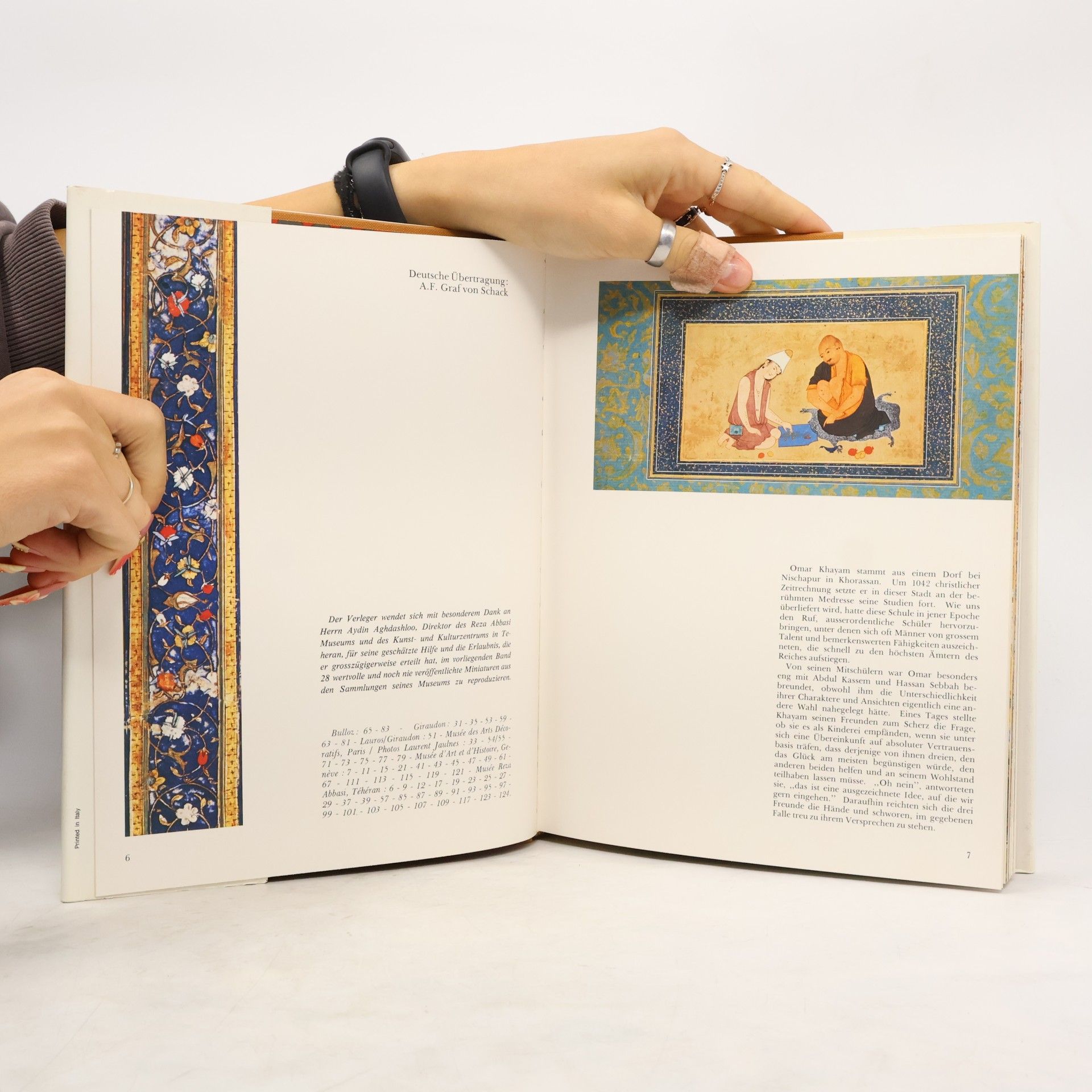 Omar Chajjam Persische Miniaturen