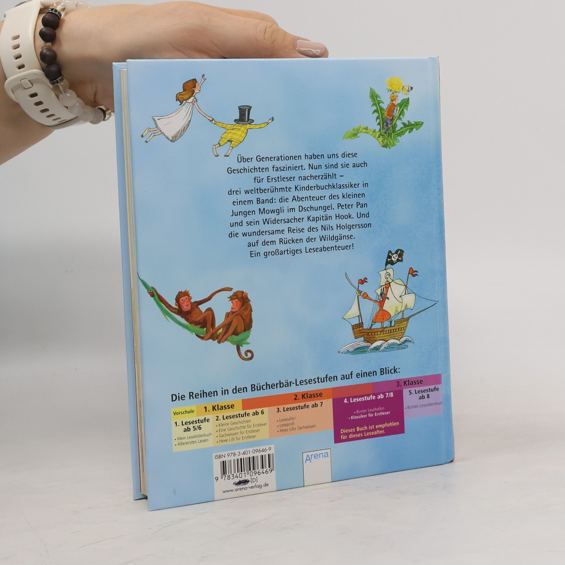 Rudyard Kipling Die schōnsten Kinderbuchklassiker fūr Erstleser - Das Dschungelbuch. Peter Pan. Nils Holgersson