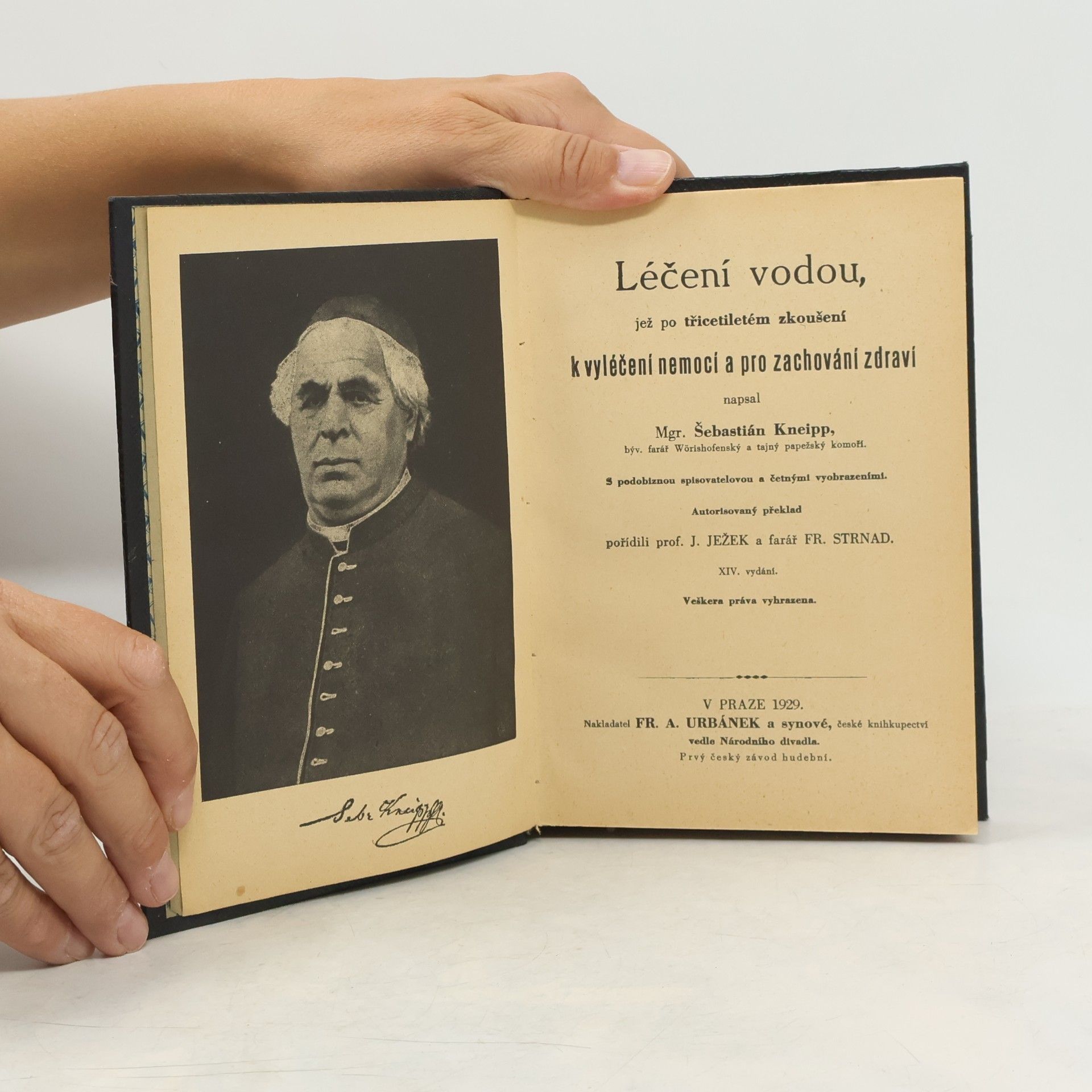 Sebastian Kneipp Léčení vodou