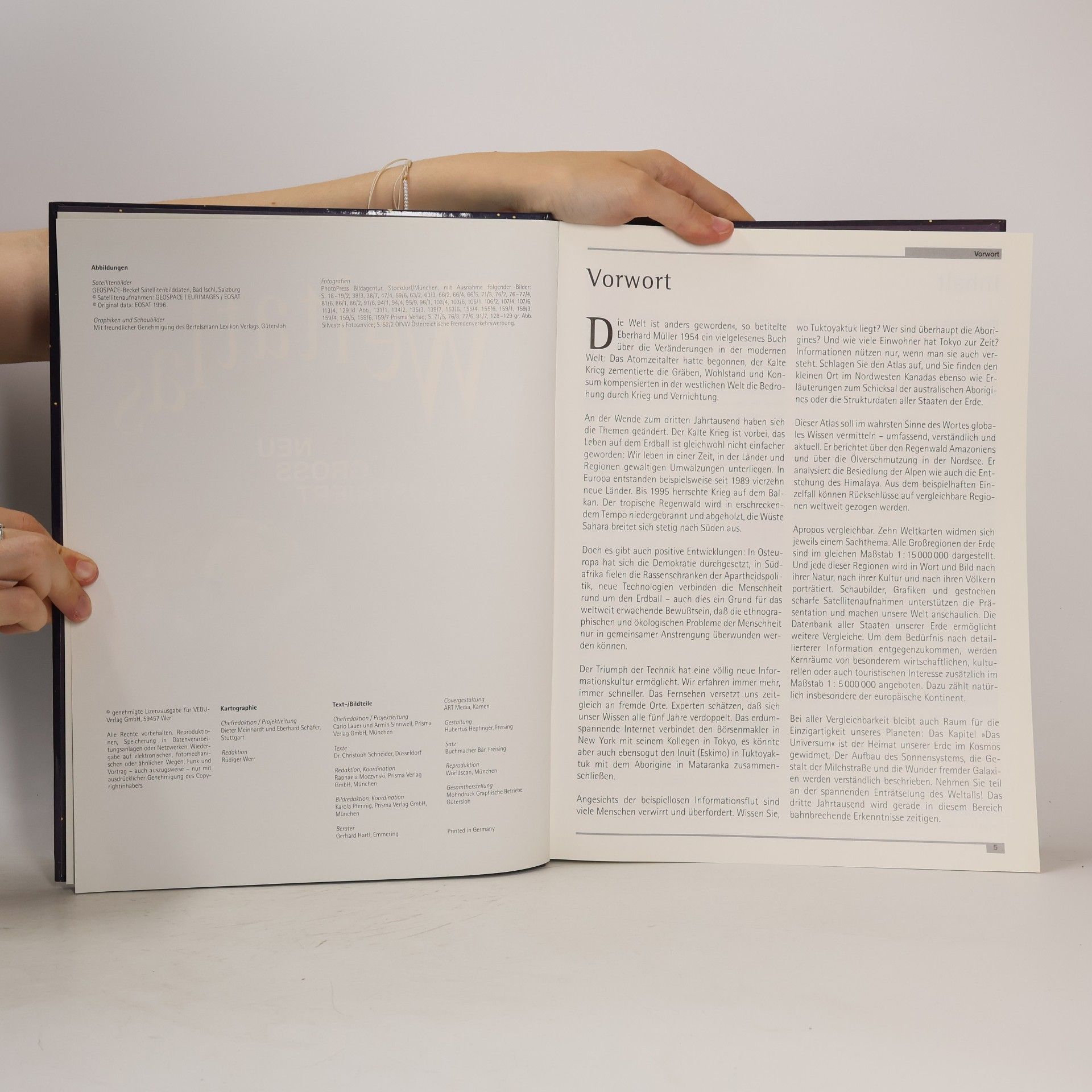Various authors Weltatlas. Neu, gross, illustriert