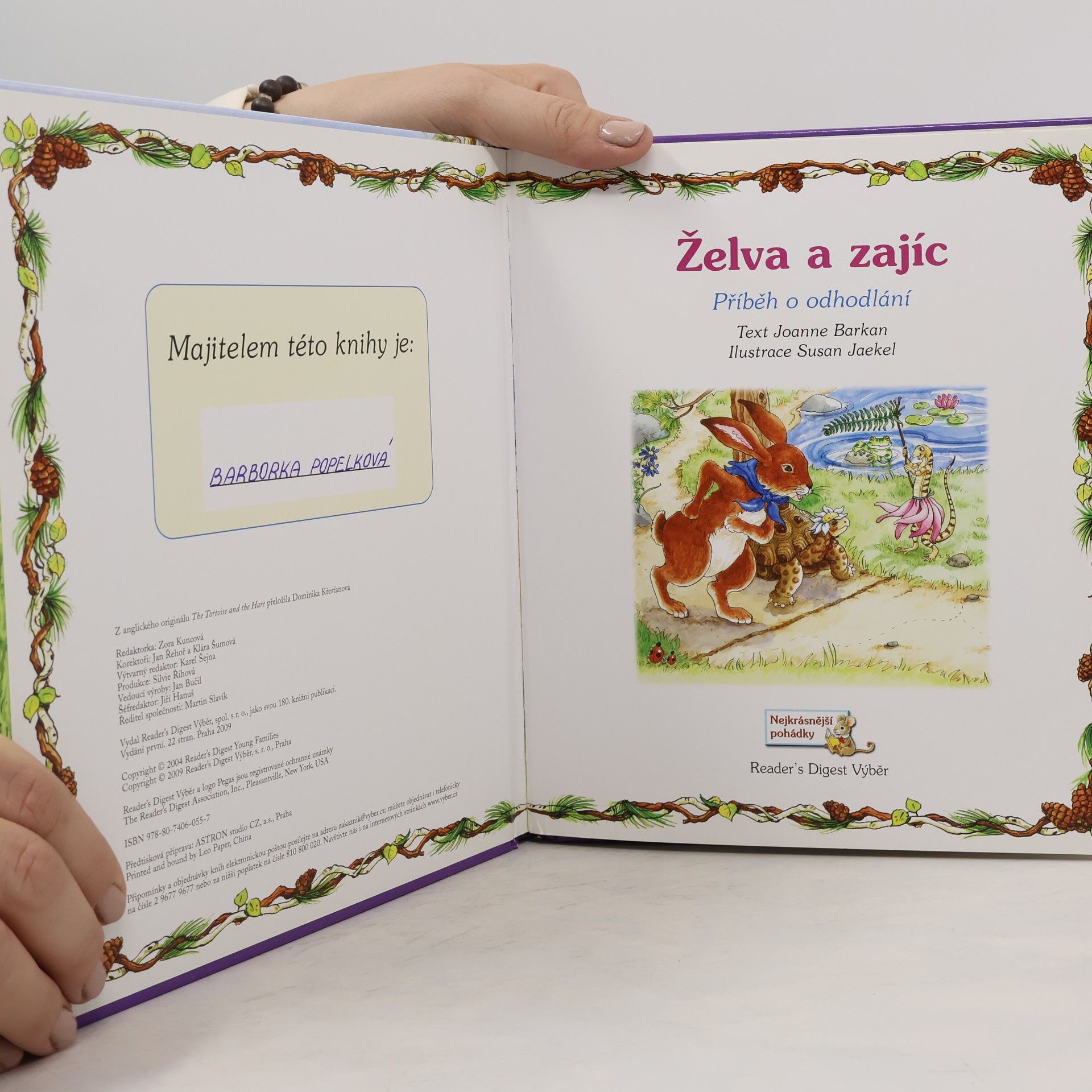 Joanne Barkan Želva a zajíc : příběh o odhodlání