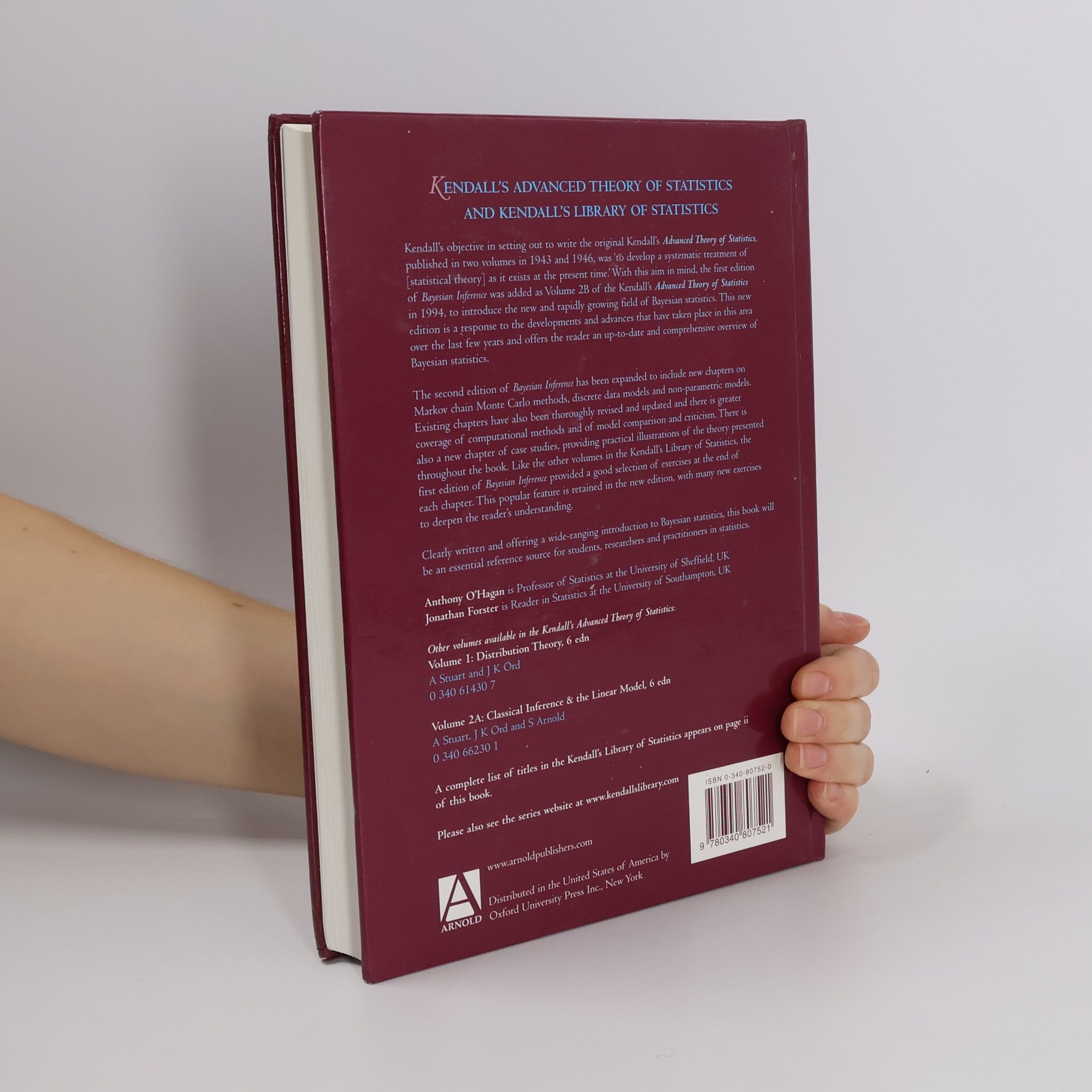 Anthony O'Hagan Kendall's Advanced Theory of Statistics