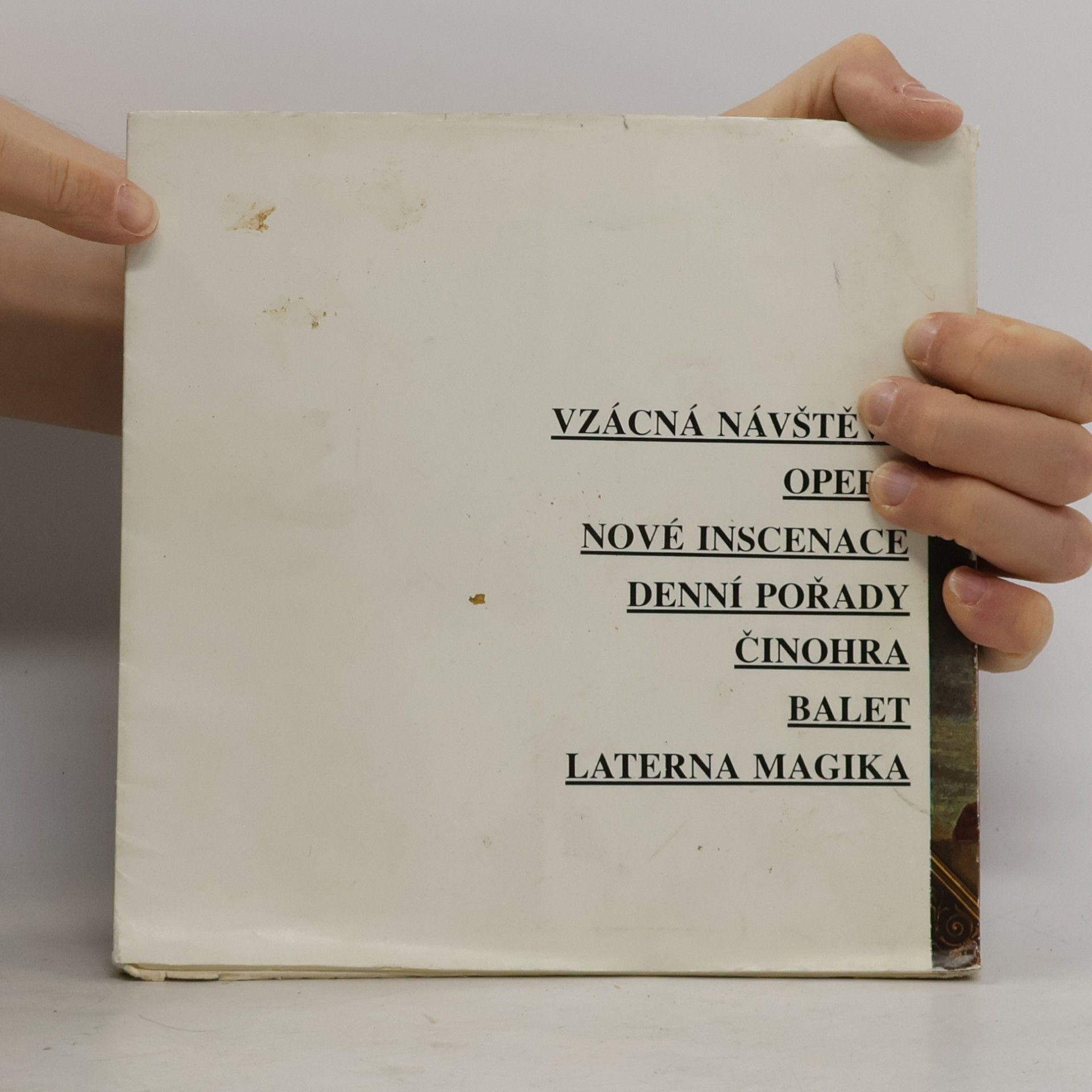 Kolektiv autorů Ročenka Národního divadla v Praze 1986-1987