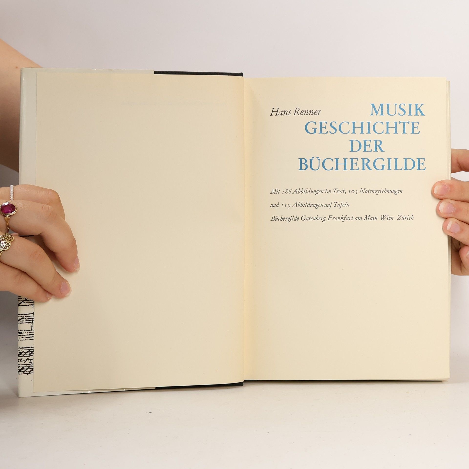 Hans Renner Musik-Geschichte der Büchergilde