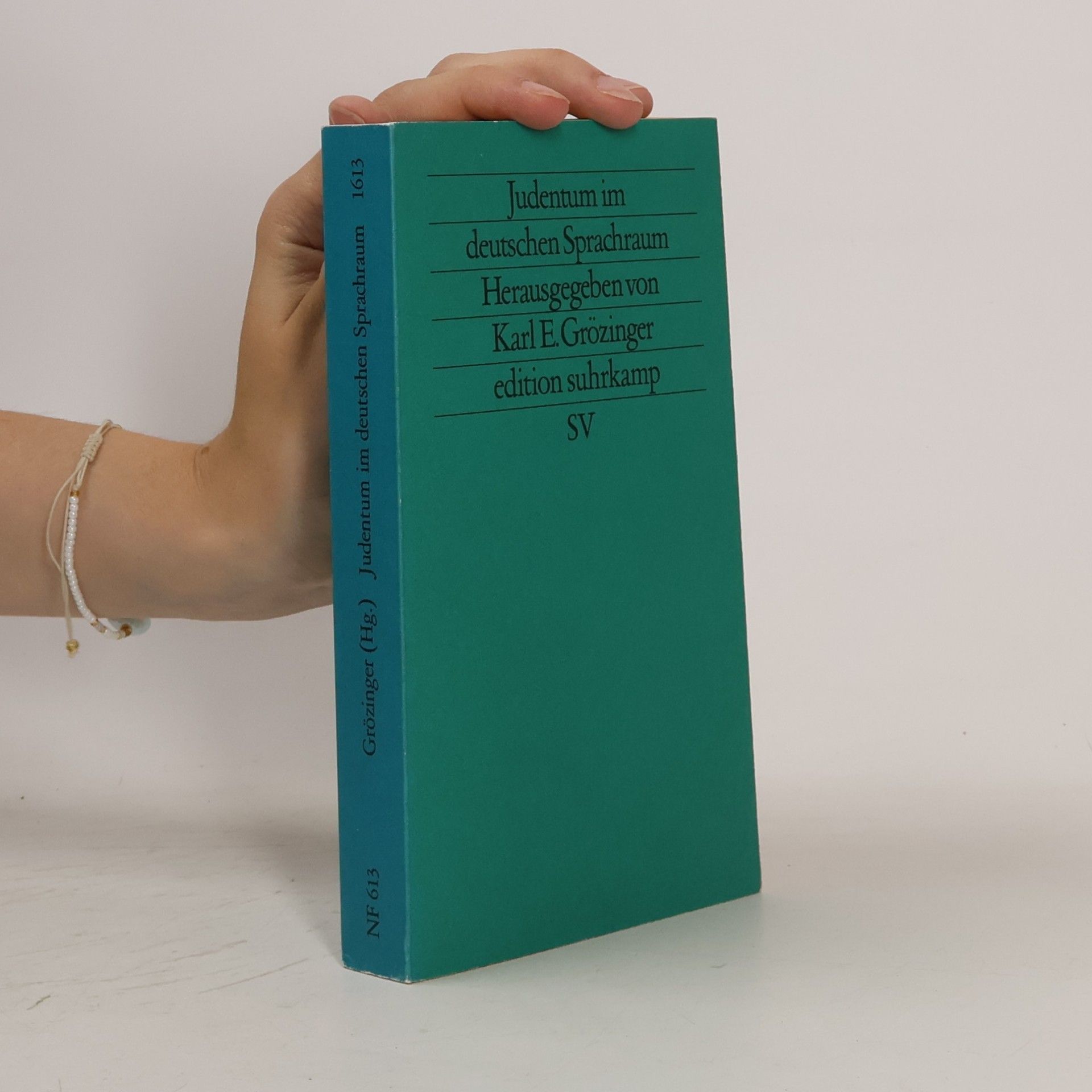 Karl Erich Grözinger Judentum im deutschen Sprachraum