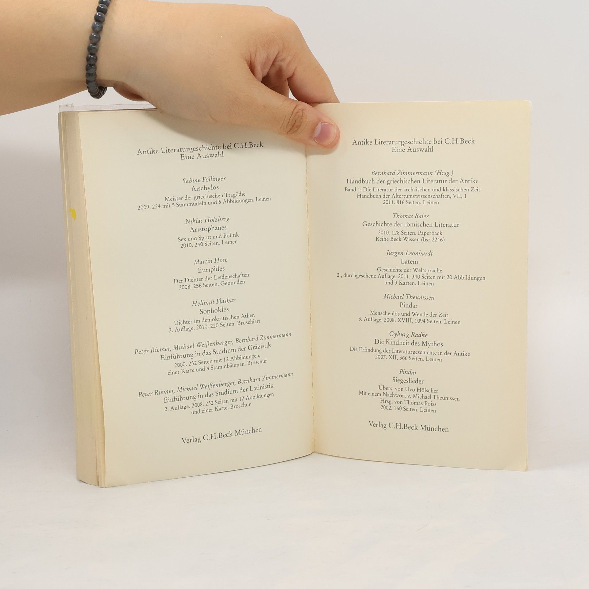 Martin Hose Kleine griechische Literaturgeschichte