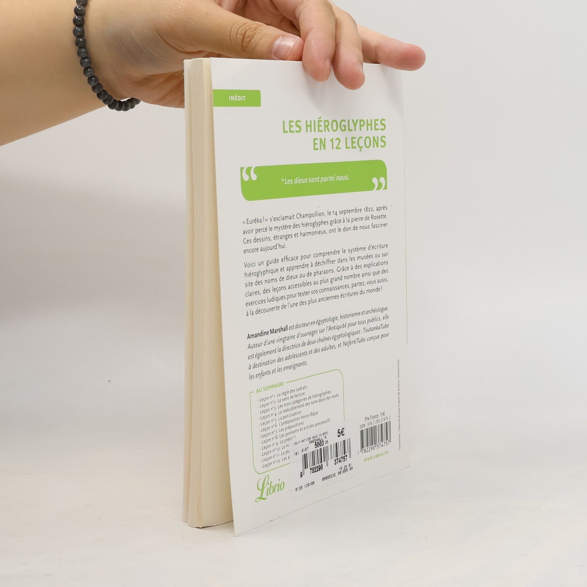 Amandine Marshall Les Hiéroglyphes en 12 leçons: N'en faites pas toute une pyramide !