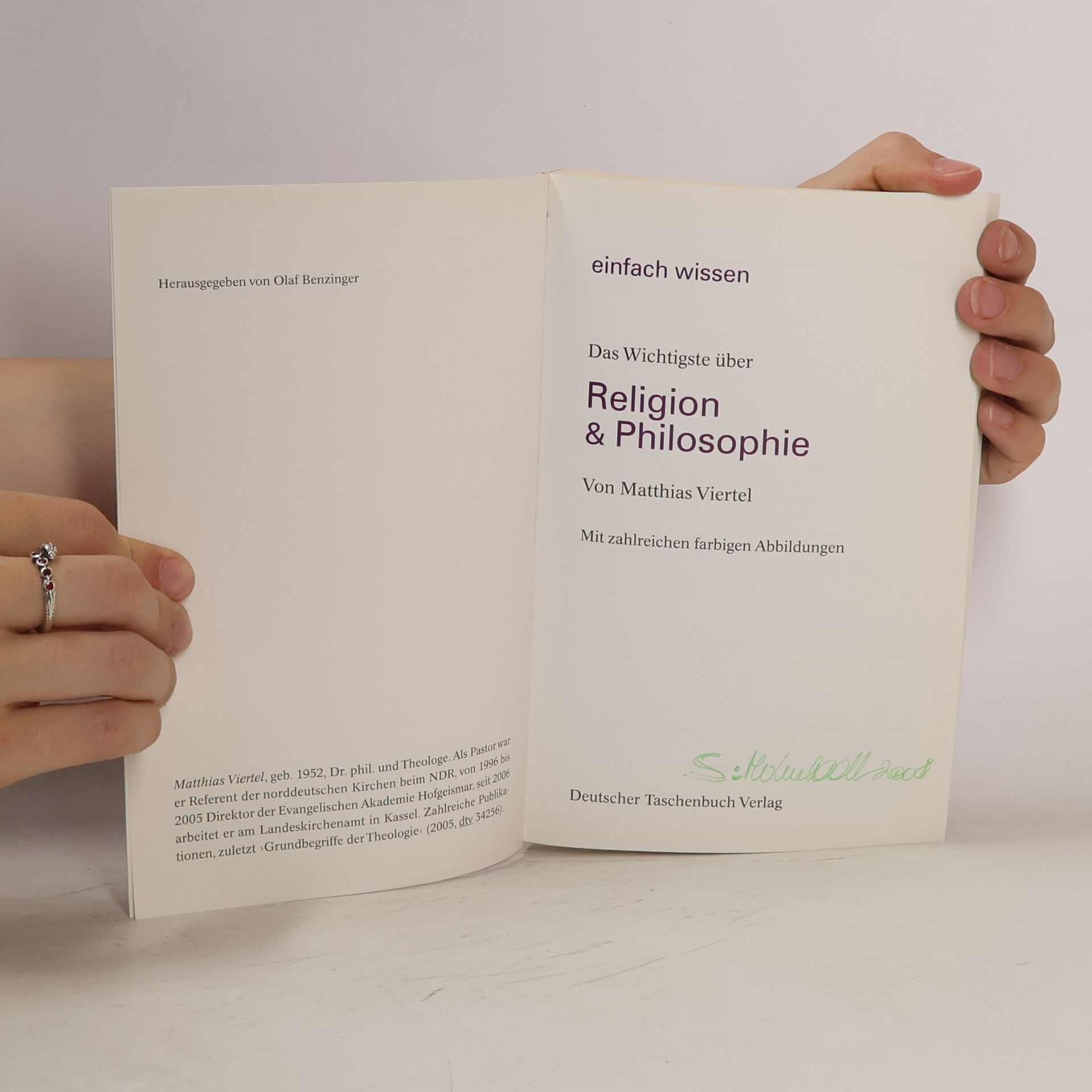 Matthias Viertel Das Wichtigste über Religion & Philosophie