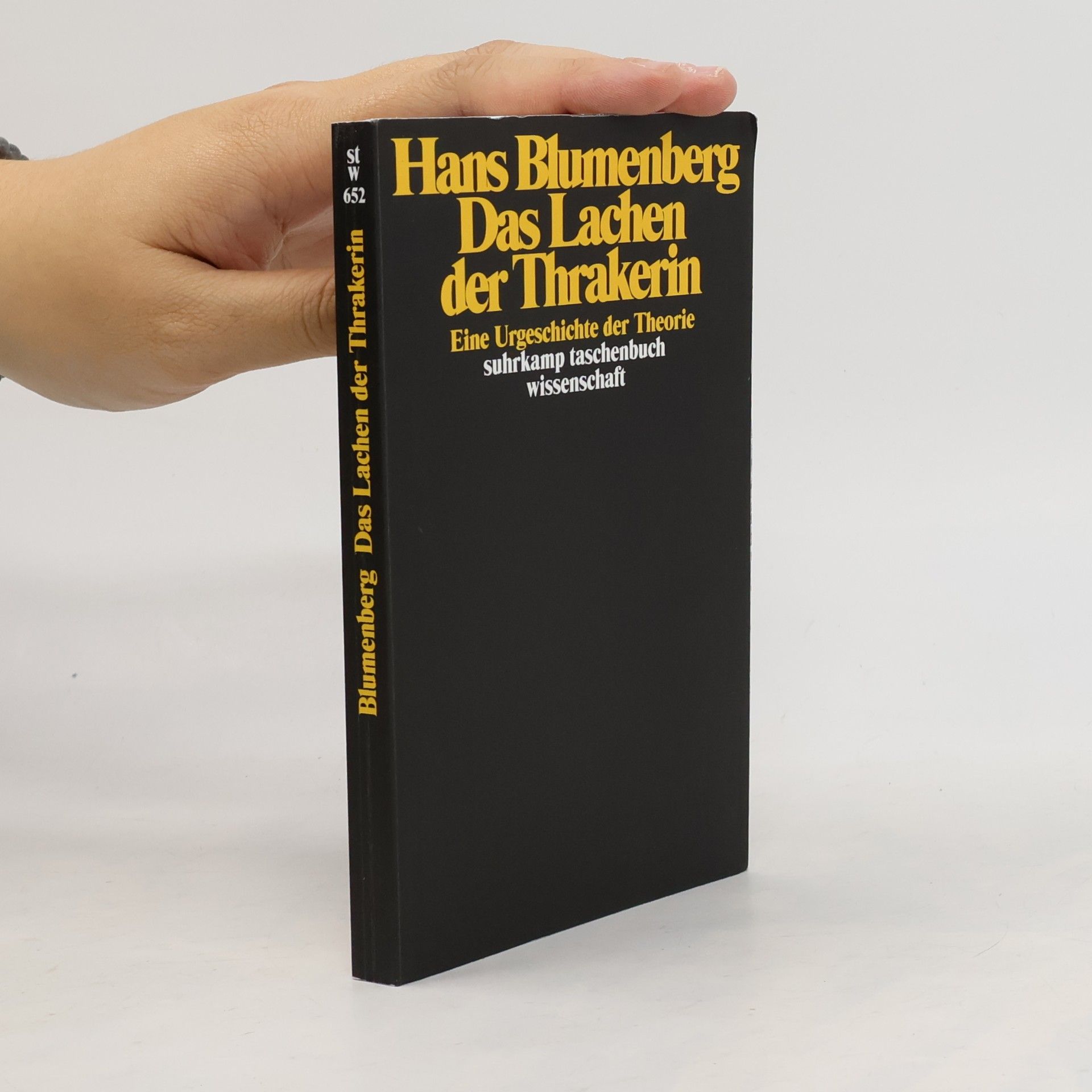 Hans Blumenberg Das Lachen der Thrakerin