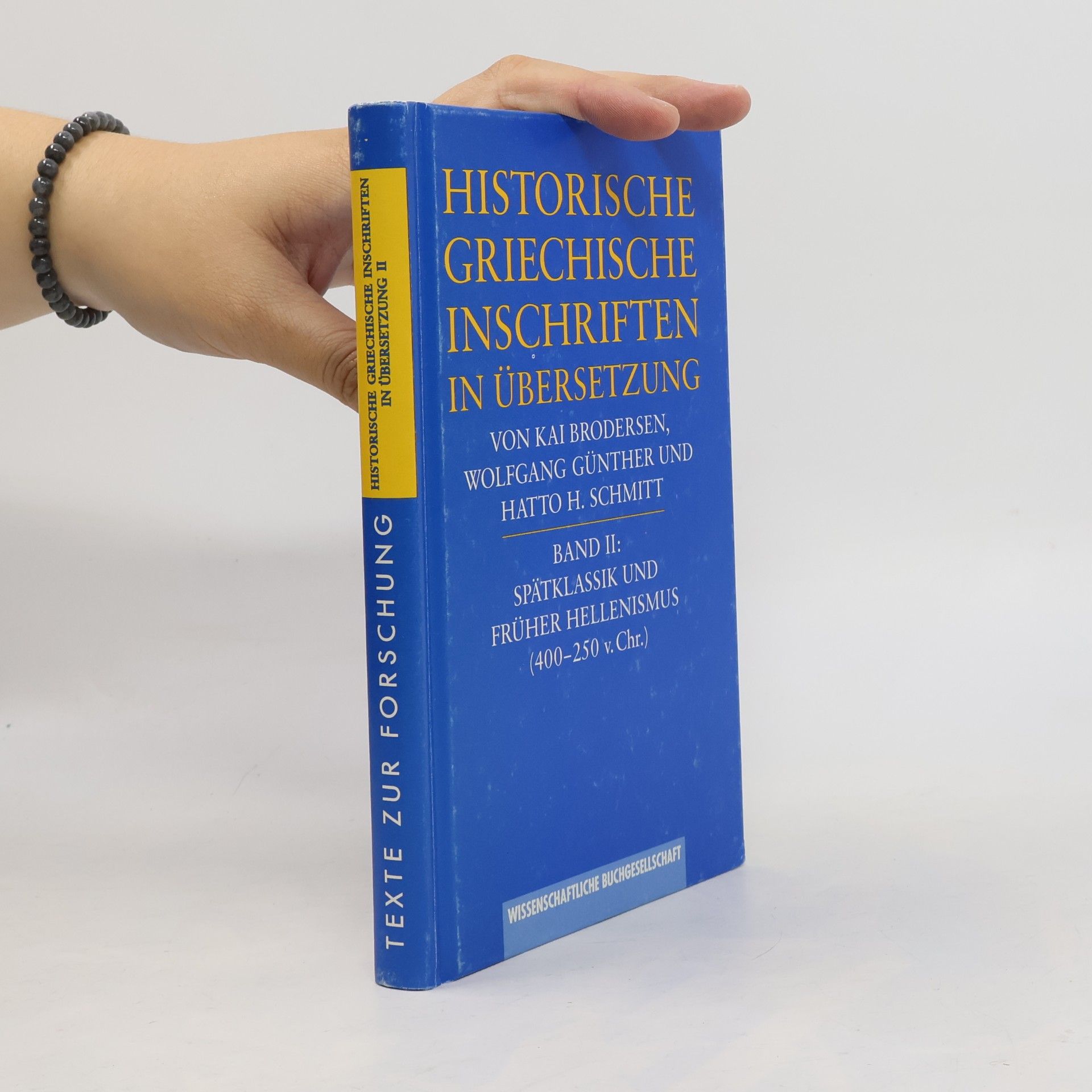Historische griechische Inschriften in Übersetzung