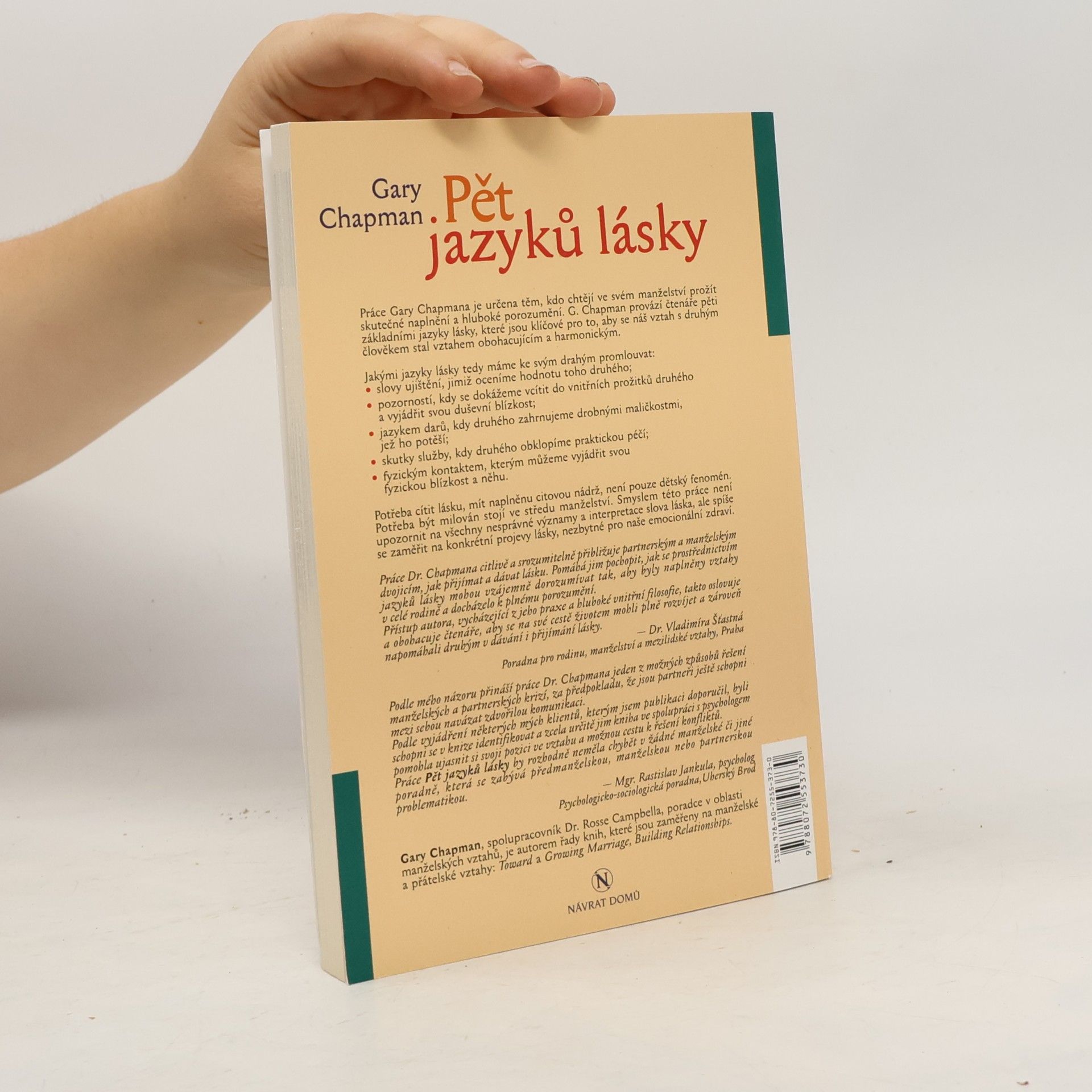 Gary Chapman Pět jazyků lásky