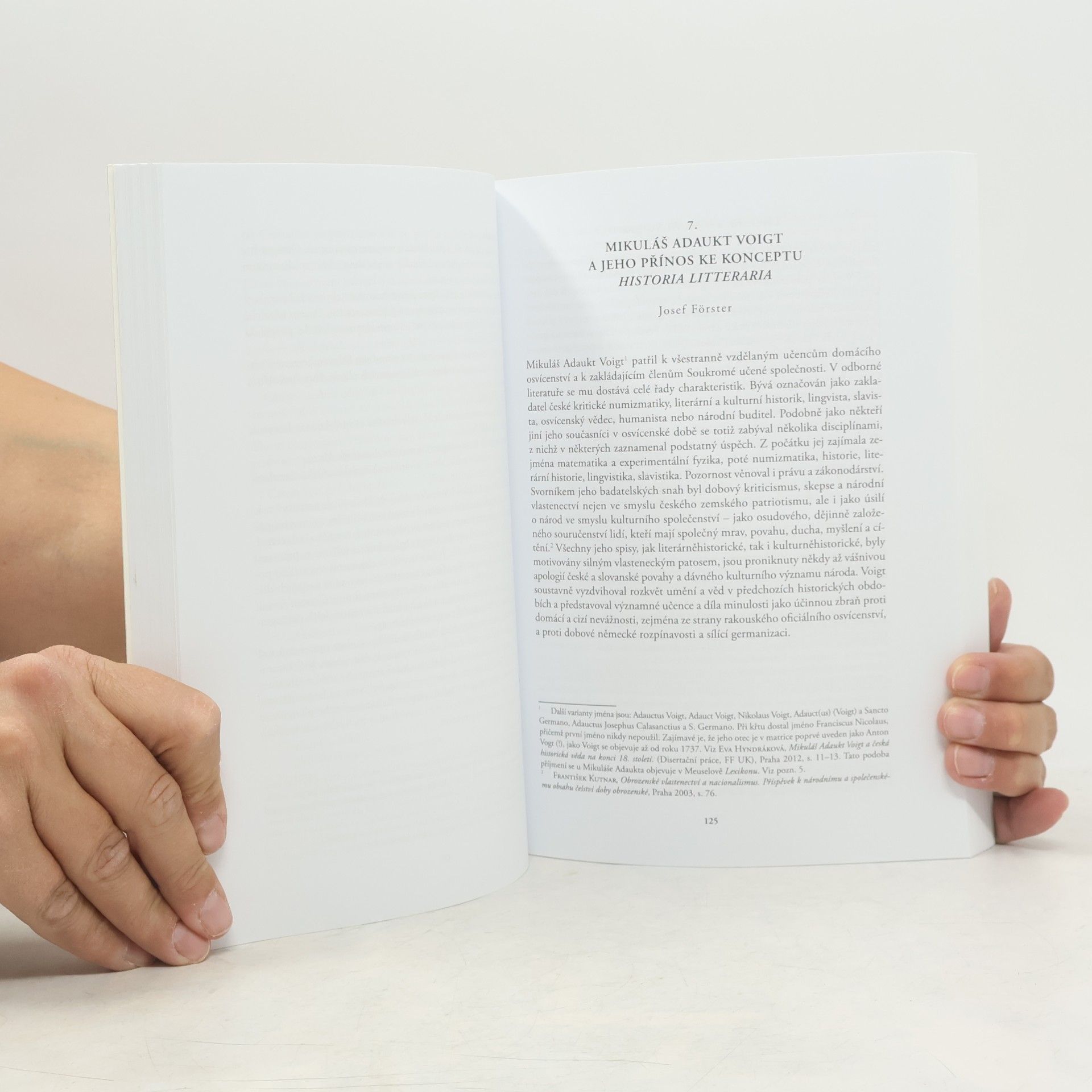 Josef Förster Historia litteraria v českých zemích od 17. do počátku 19. století