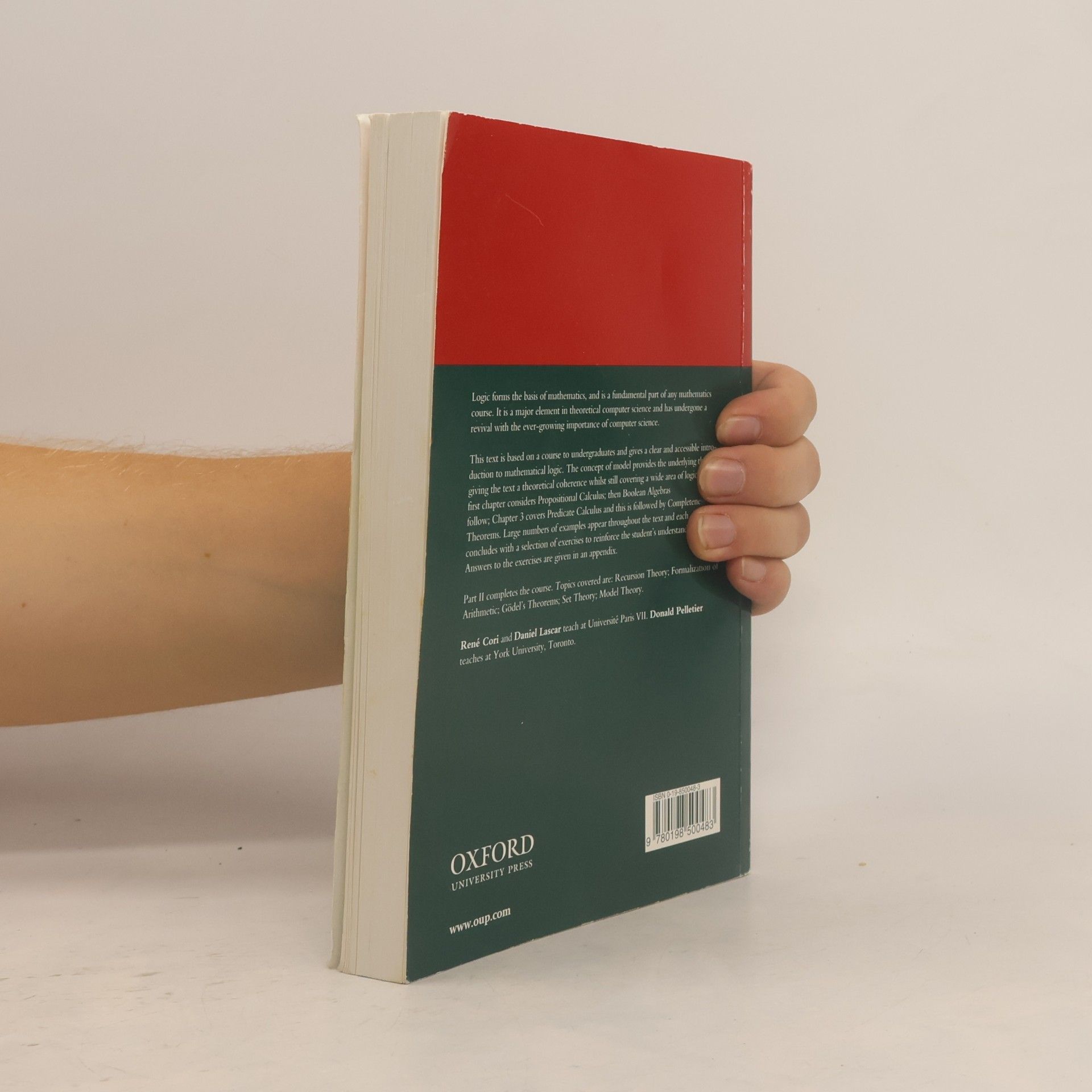 René Cori Mathematical Logic