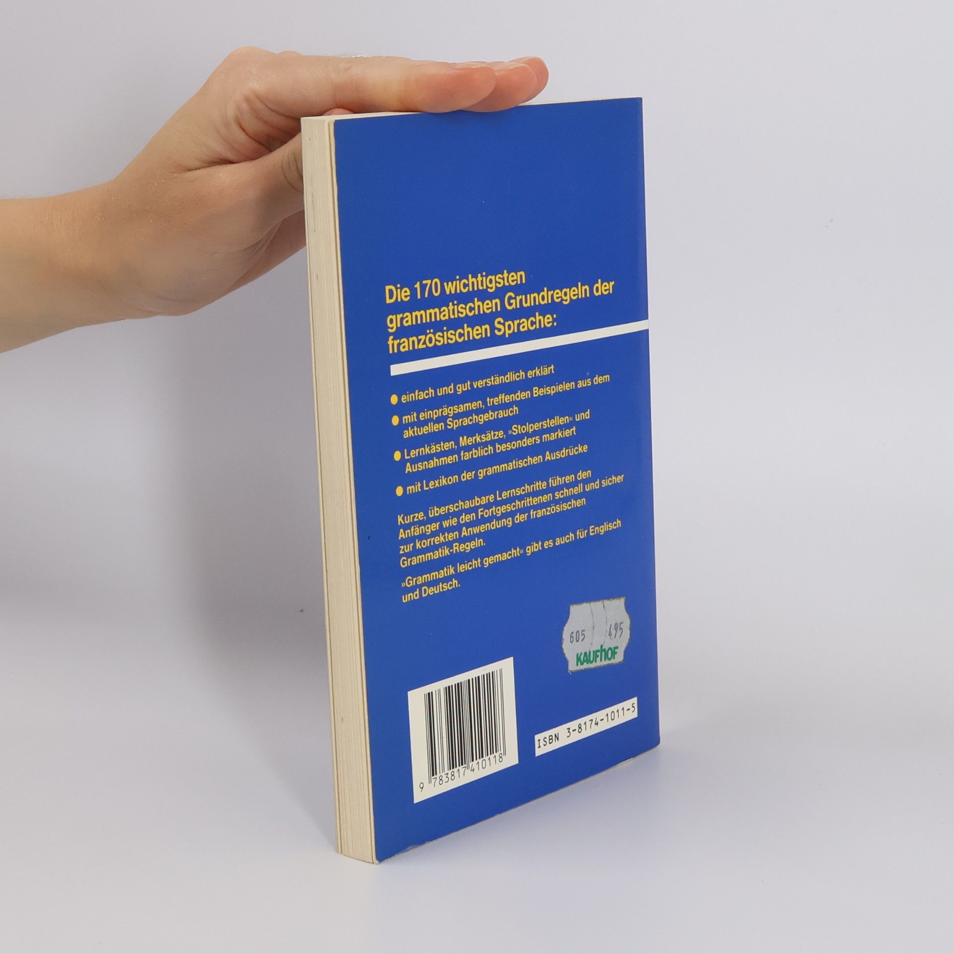 Various authors Grammatik -Französisch leicht gemacht
