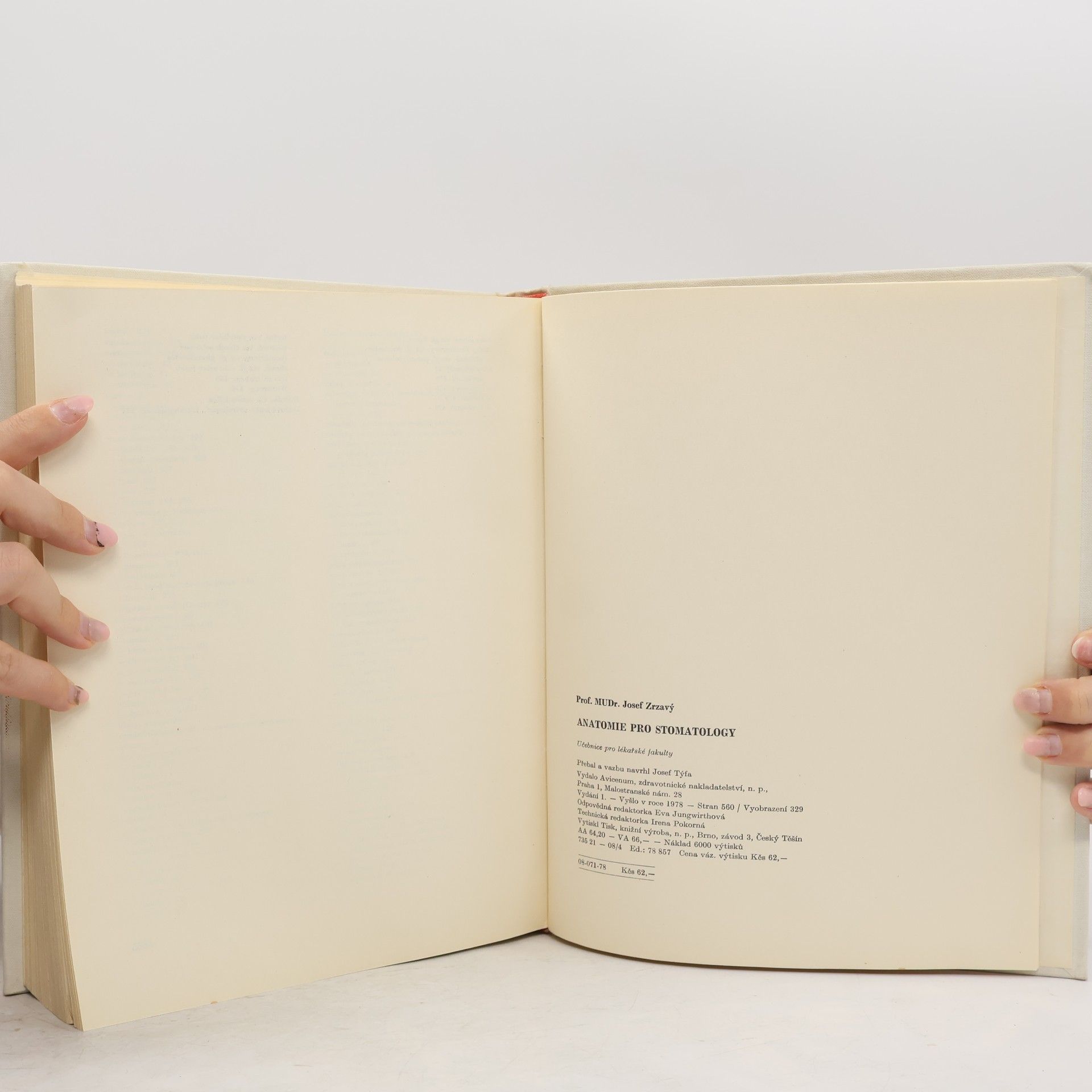 Josef Zrzavý Anatomie pro stomatology