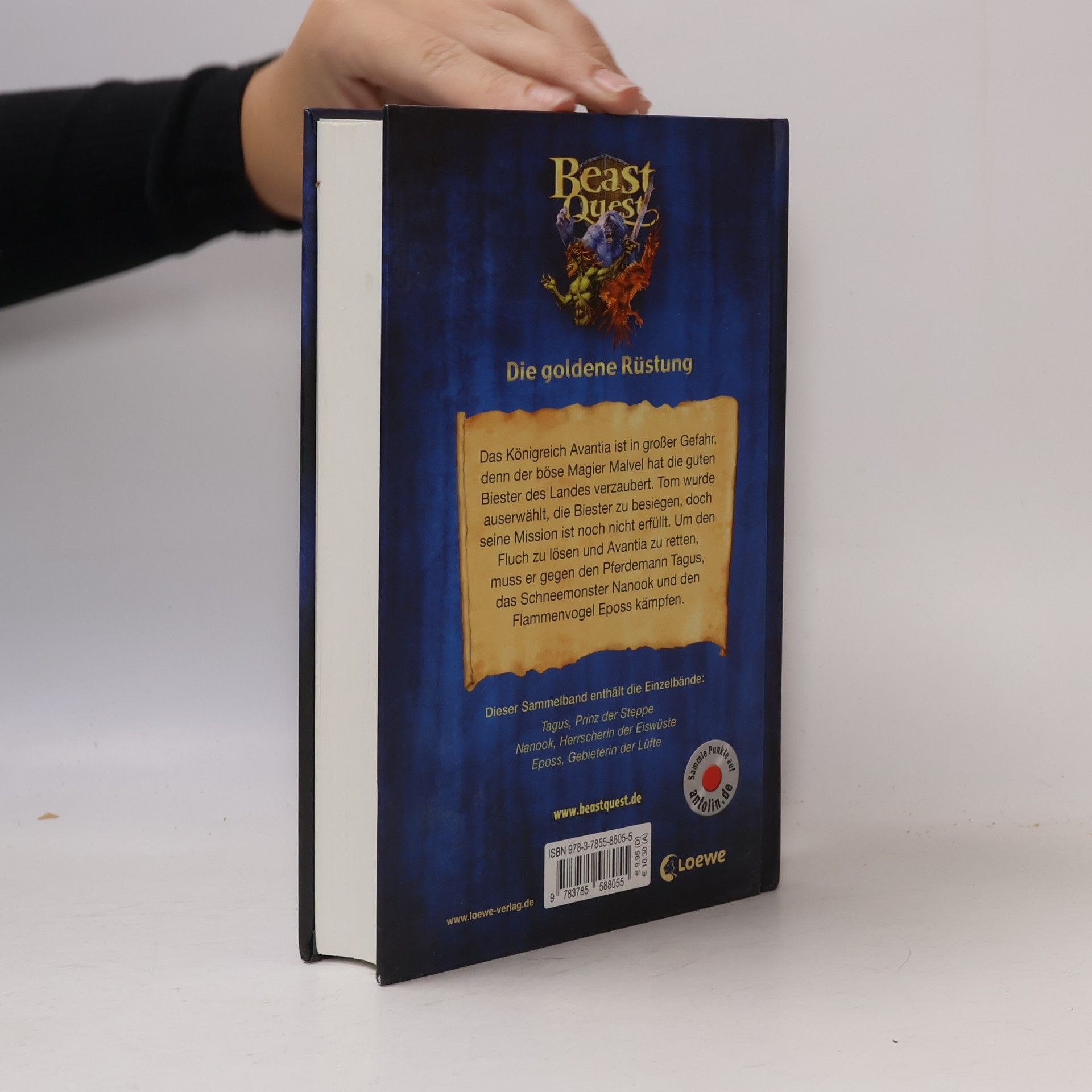 Adam Blade Beast Quest – die goldene Rüstung