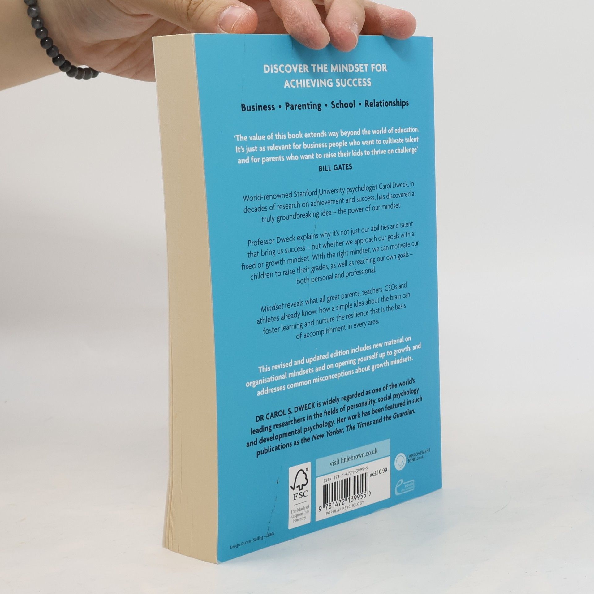 Carol S. Dweck Mindset : changing the way you think to fulfil your potential