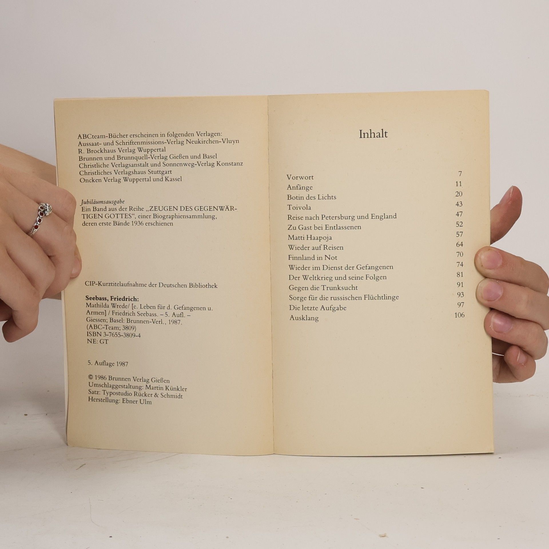 Friedrich Seebaß ABCteam-Taschenbücher: Mathilda Wrede