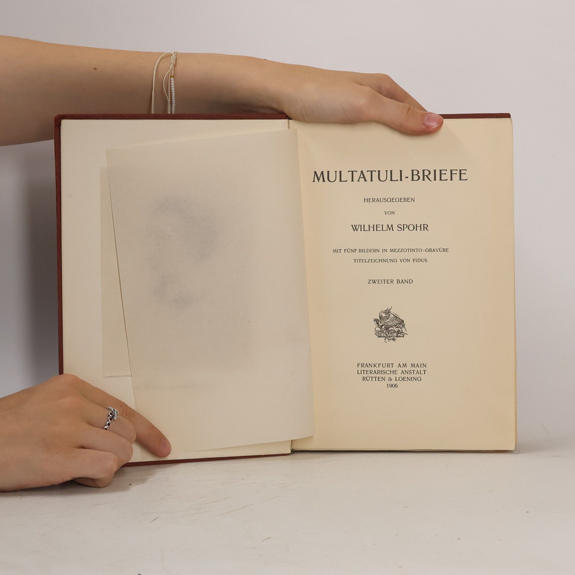 Wilhelm Spohr Multatuli-Briefe, Band II.